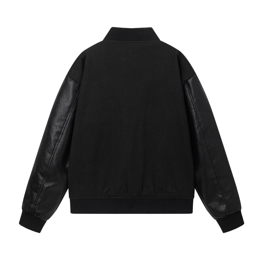 Amiri Baseball Logo Black Jacket