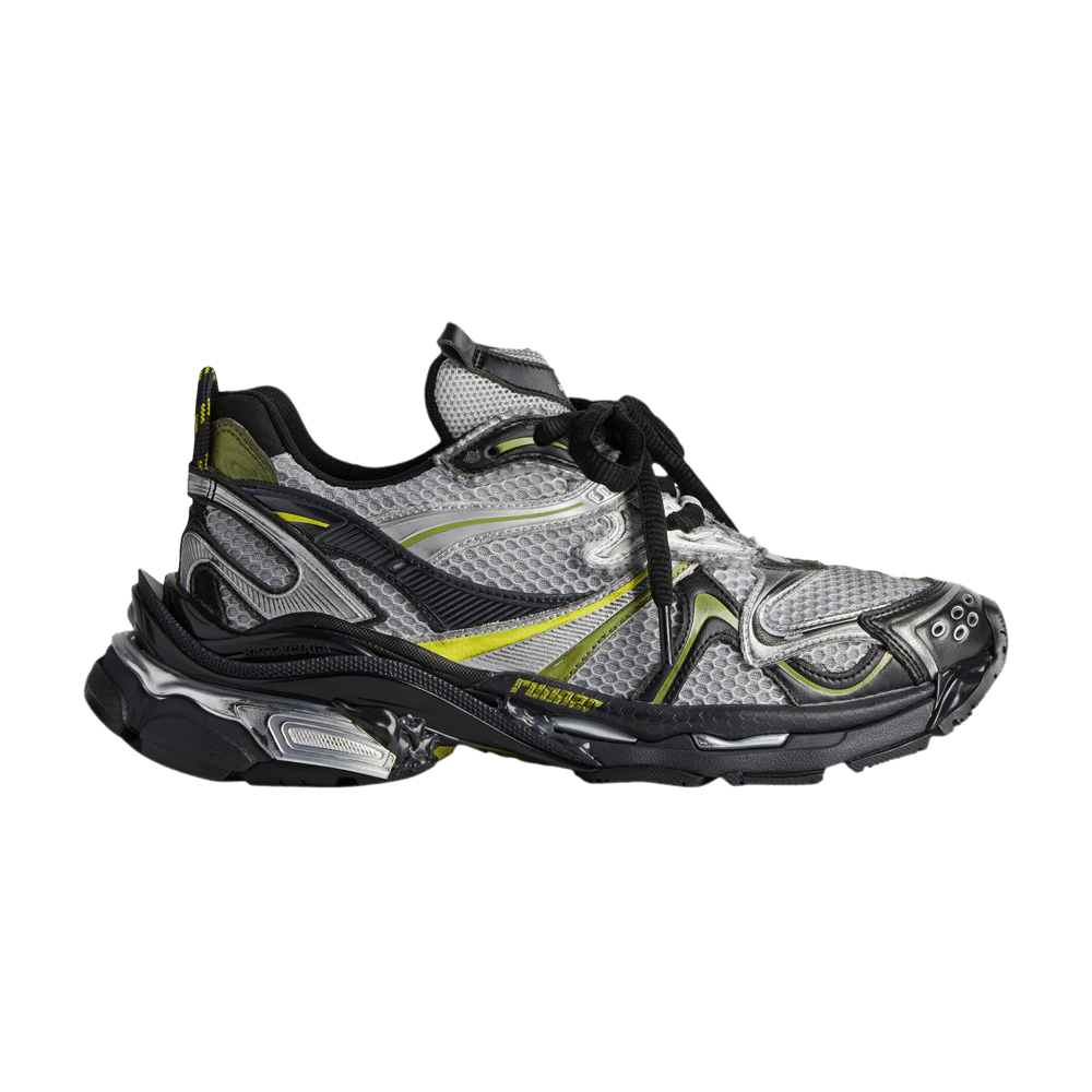 Balenciaga Runner Sneaker 'Worn-Out - Silver Neon Yellow'