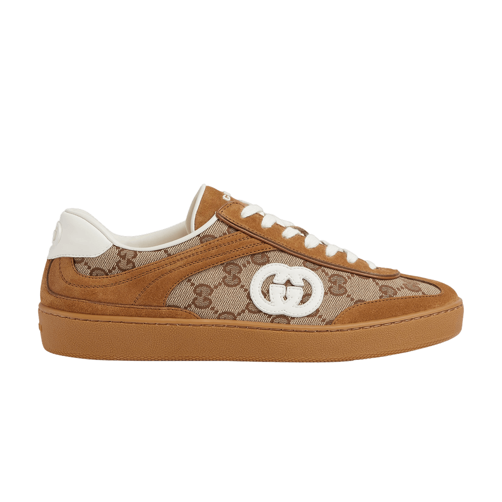 Gucci Wmns G75 'Interlocking G - Brown Suede'