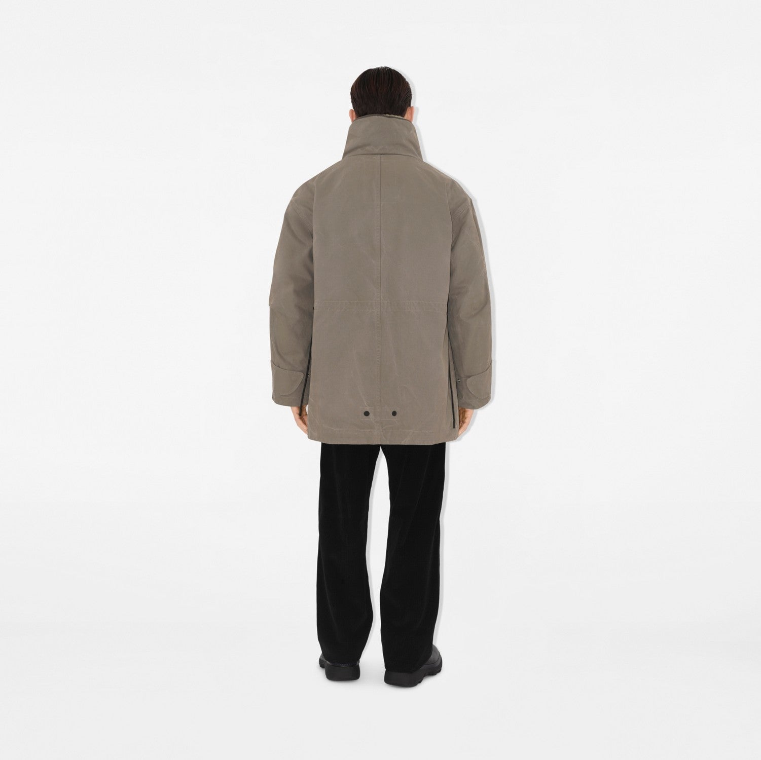 Detachable Warmer Cotton Parka - Mink