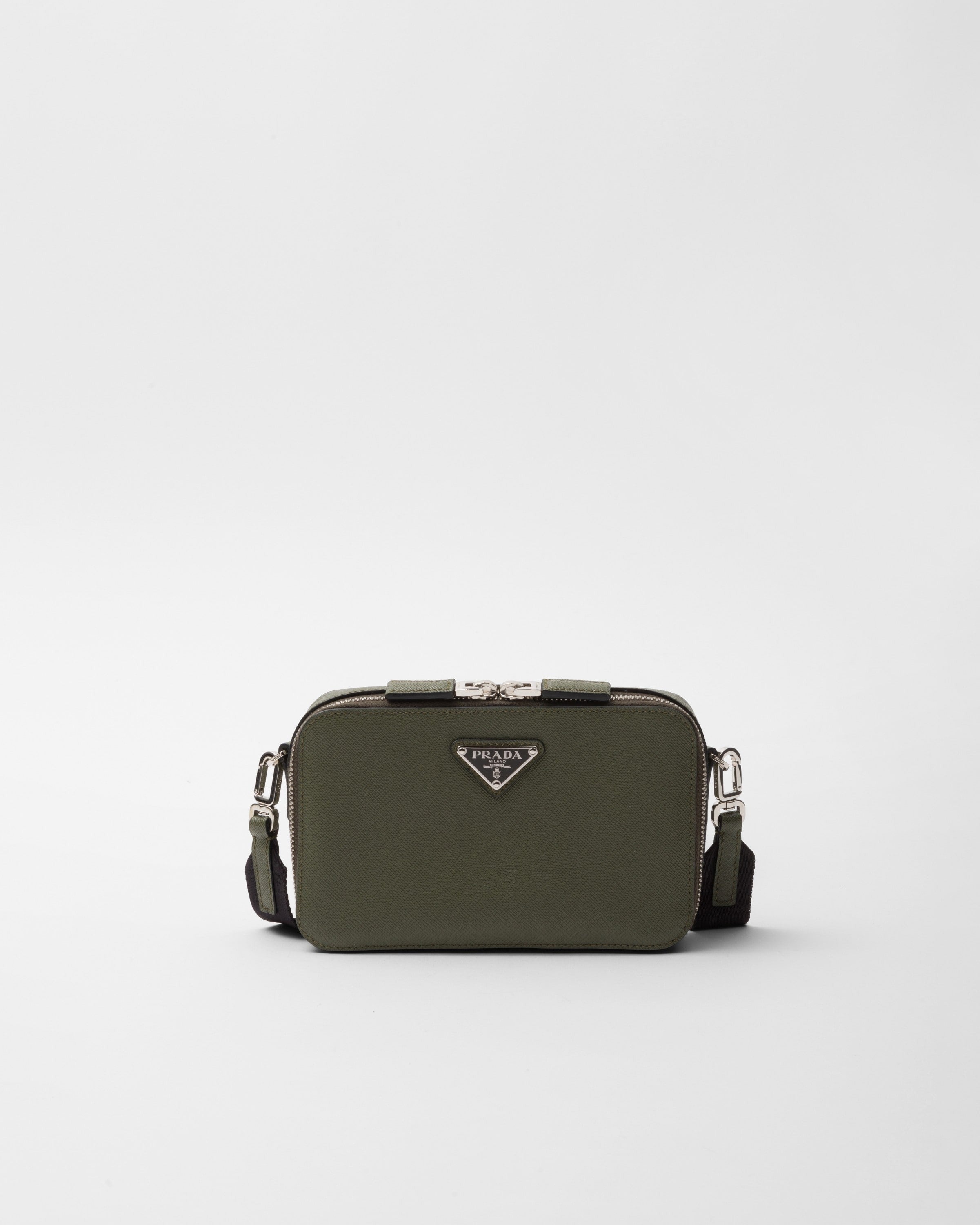Prada Brique Saffiano leather bag Loden Green
