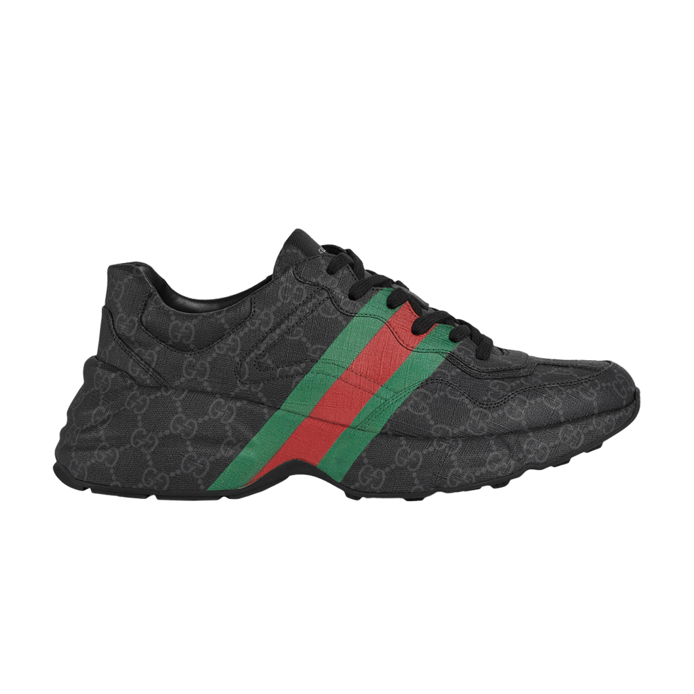 Gucci GG Rhyton 'Monogram - Black Green Red'