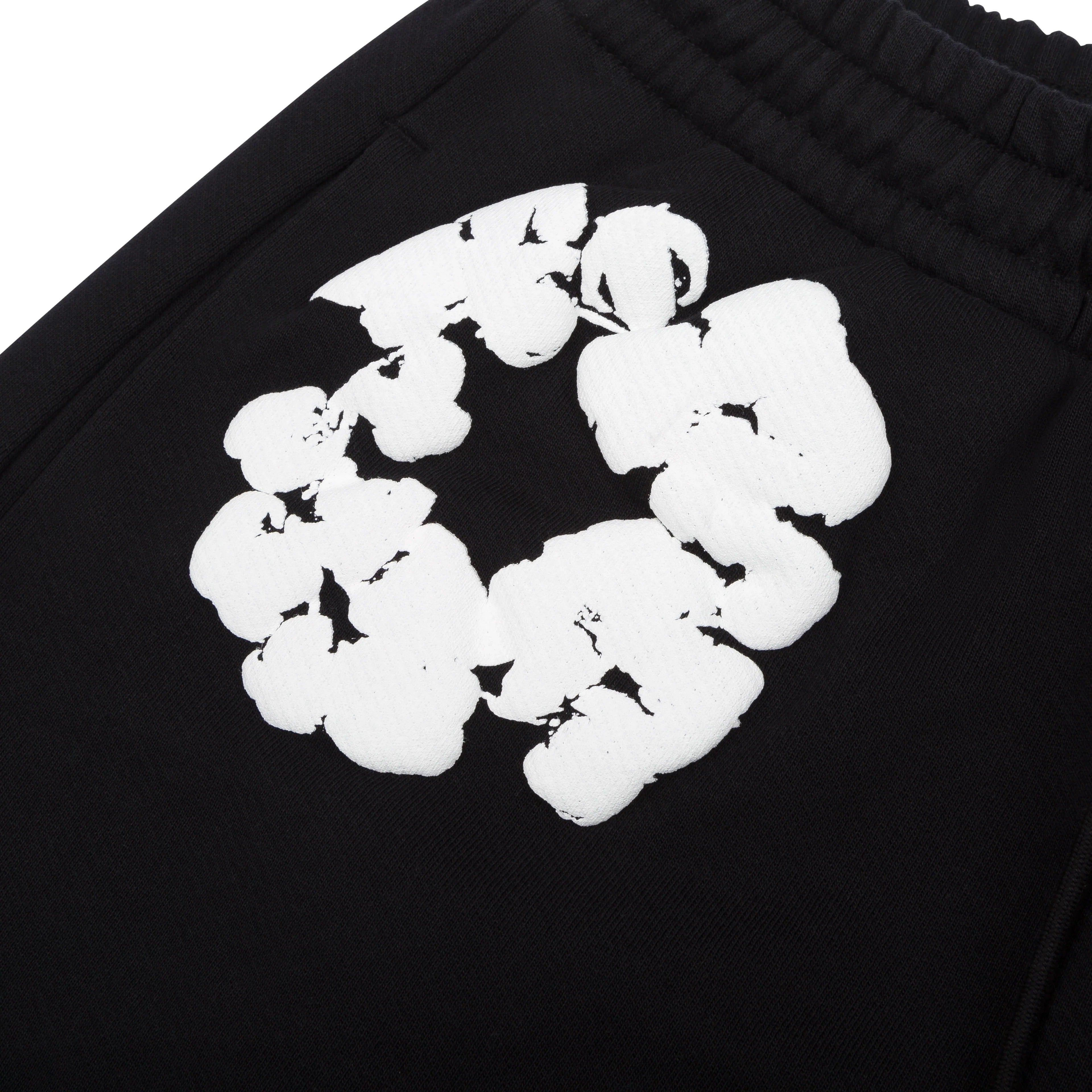 The Cotton Wreath Sweatpants Black Black