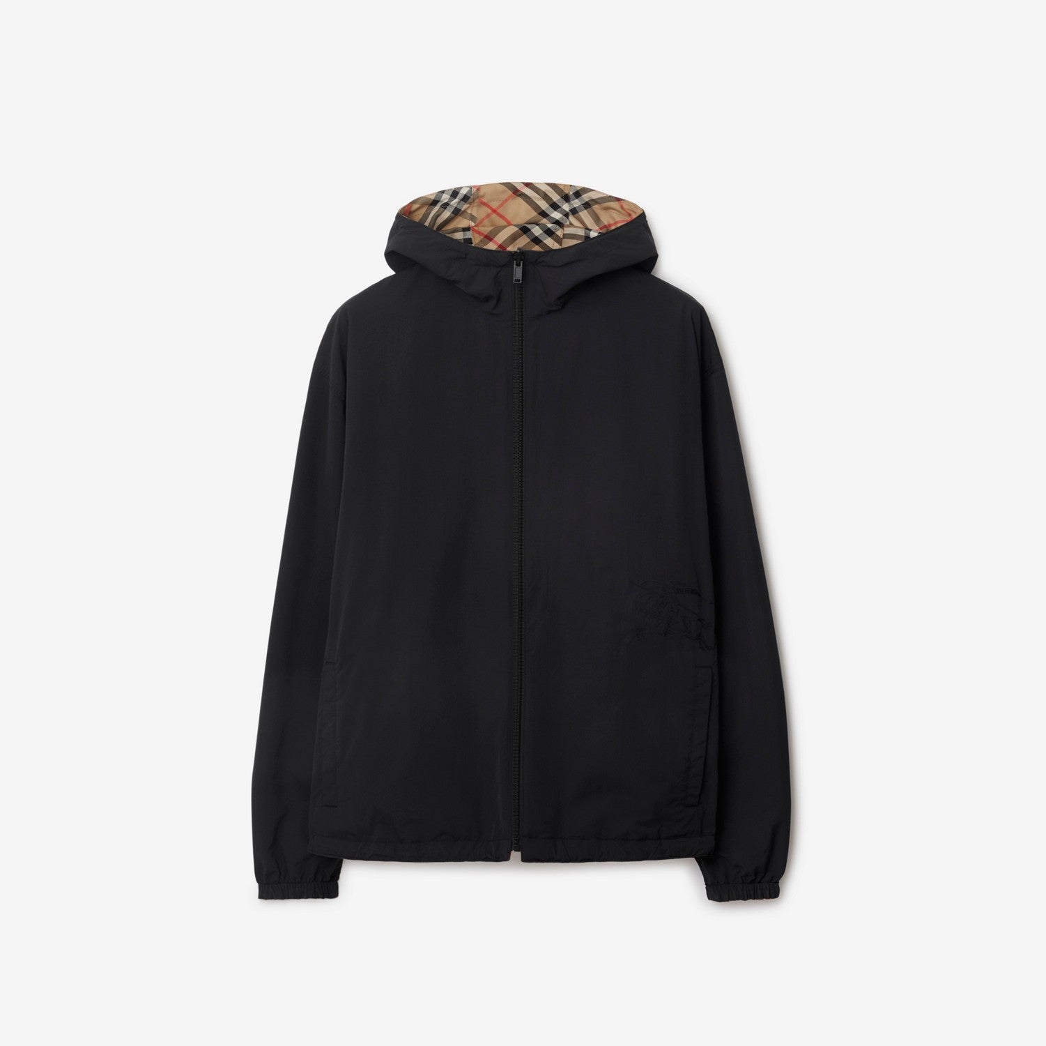 Reversible Check Jacket - Sand