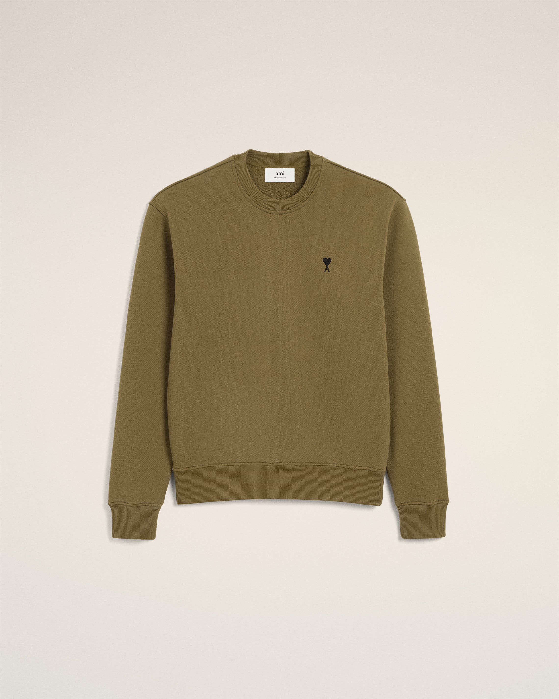 Green Cotton Ami De Coeur Sweatshirt BRONZE