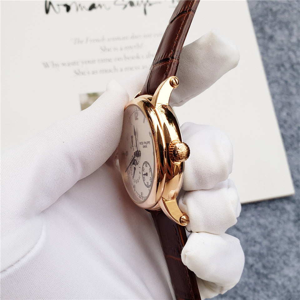 Patek Philippe Complications 40mm White Dial Gold