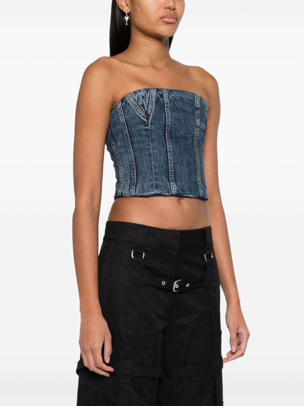 MA bustier crop top