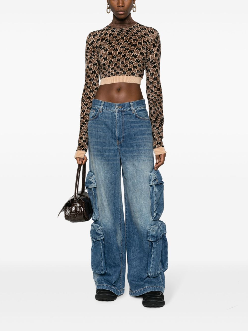 MA Swirl cropped top