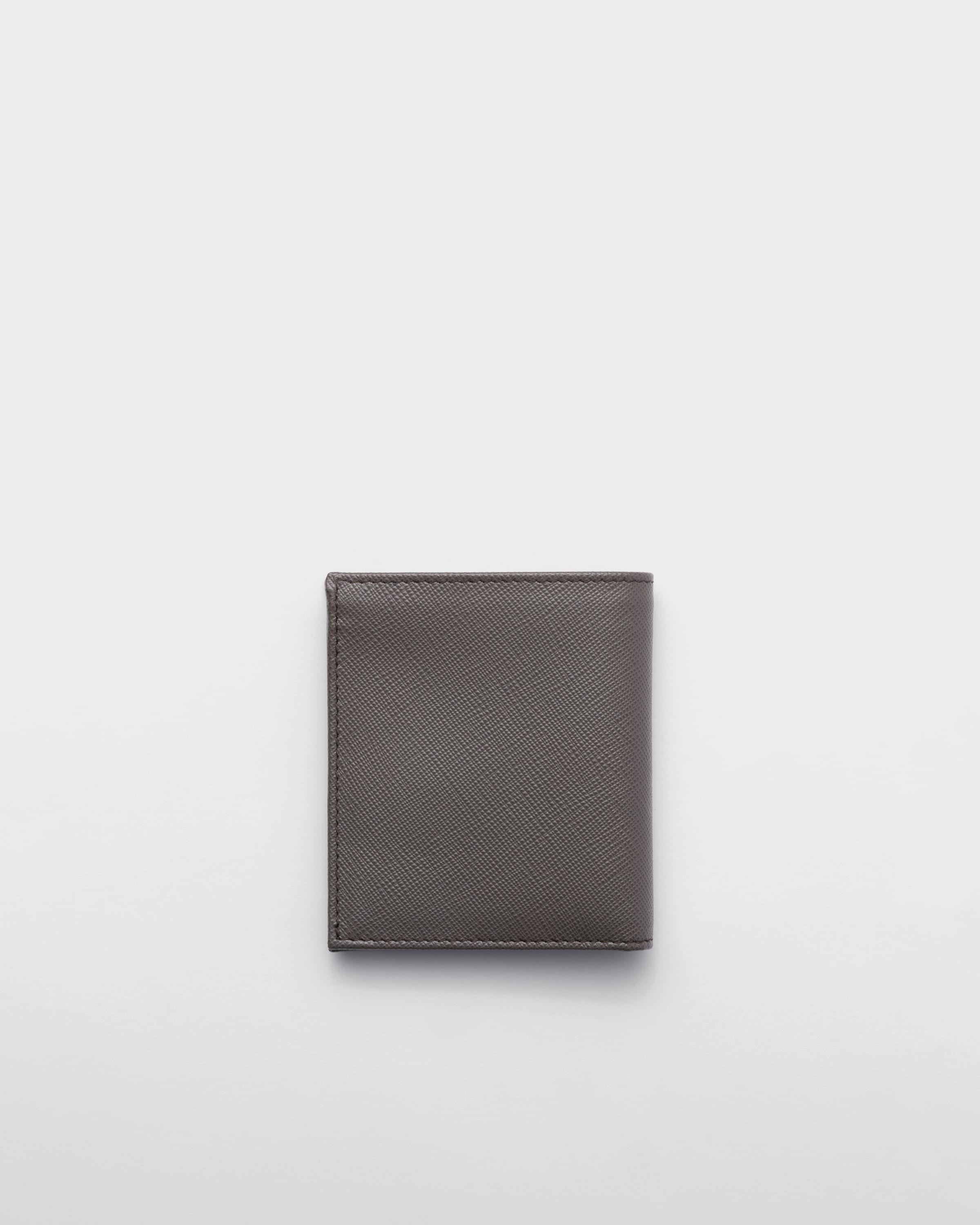 Saffiano leather wallet Smoky Gray