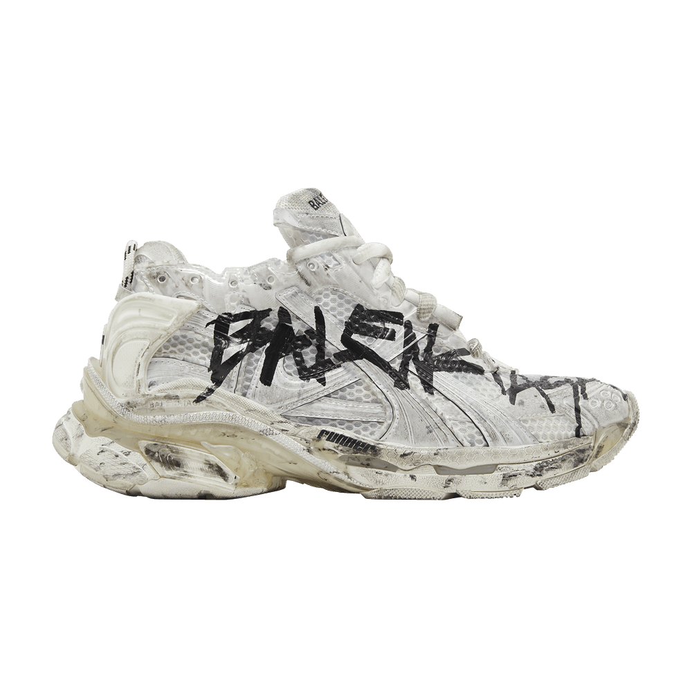 Balenciaga Wmns Runner Sneaker 'Graffiti - White Black'