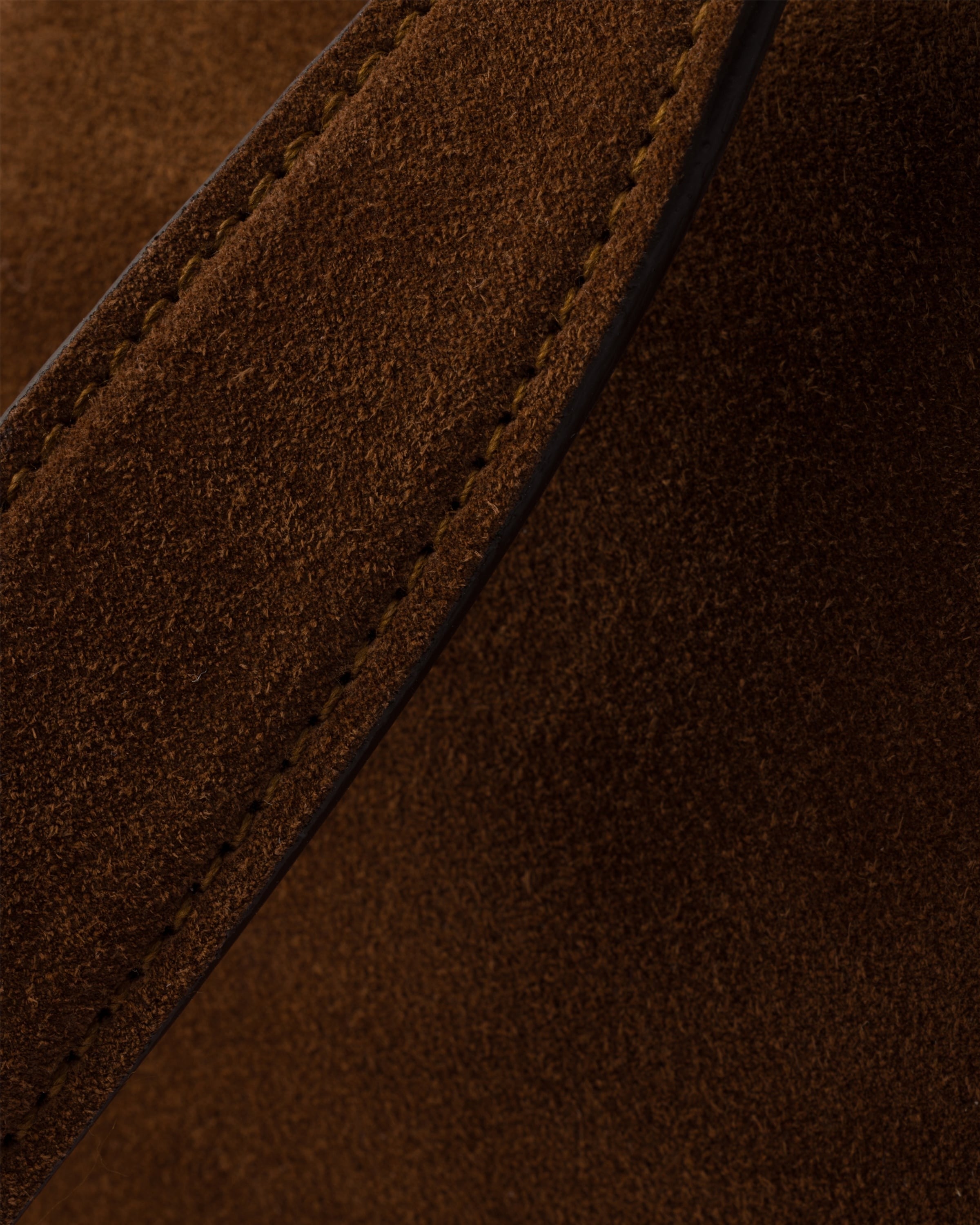 Prada Aimée medium suede shoulder bag Cocoa Brown