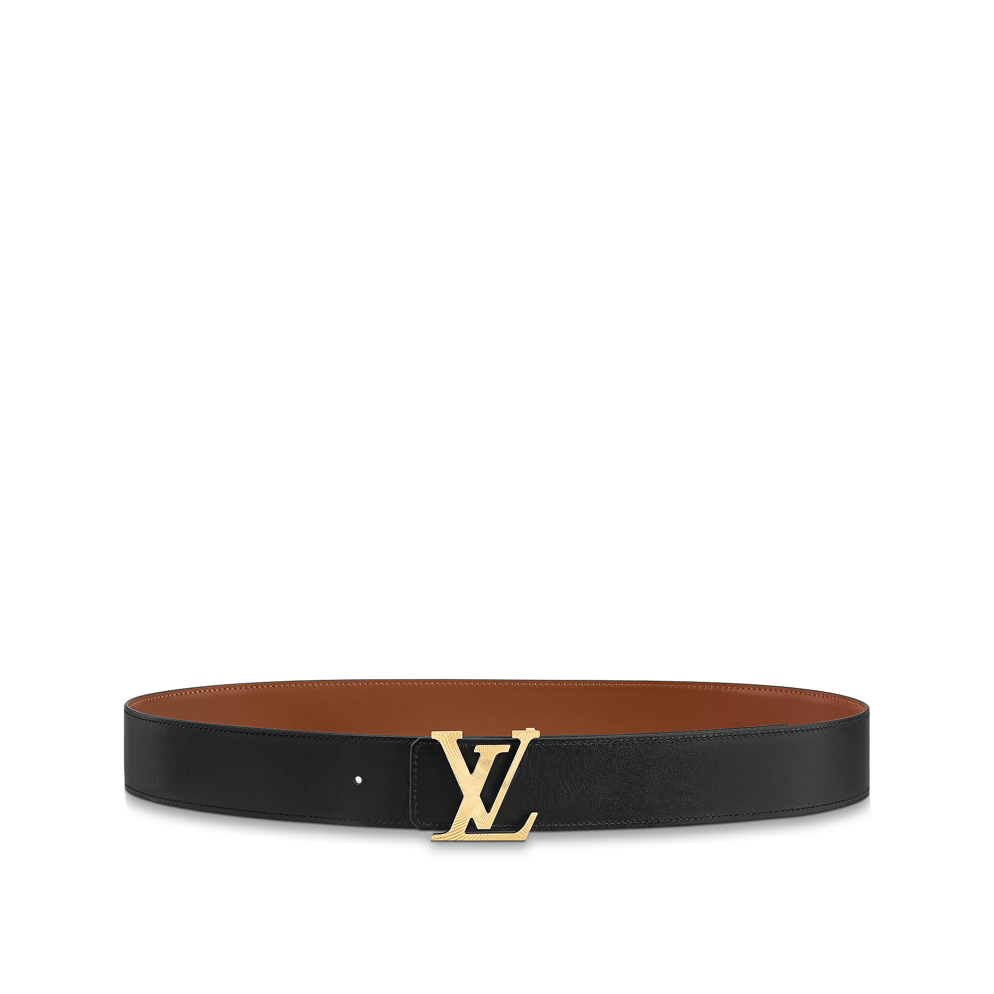 LV Rays 40mm Reversible Belt SANS LIGNE ESTHETIQUE - Cognac