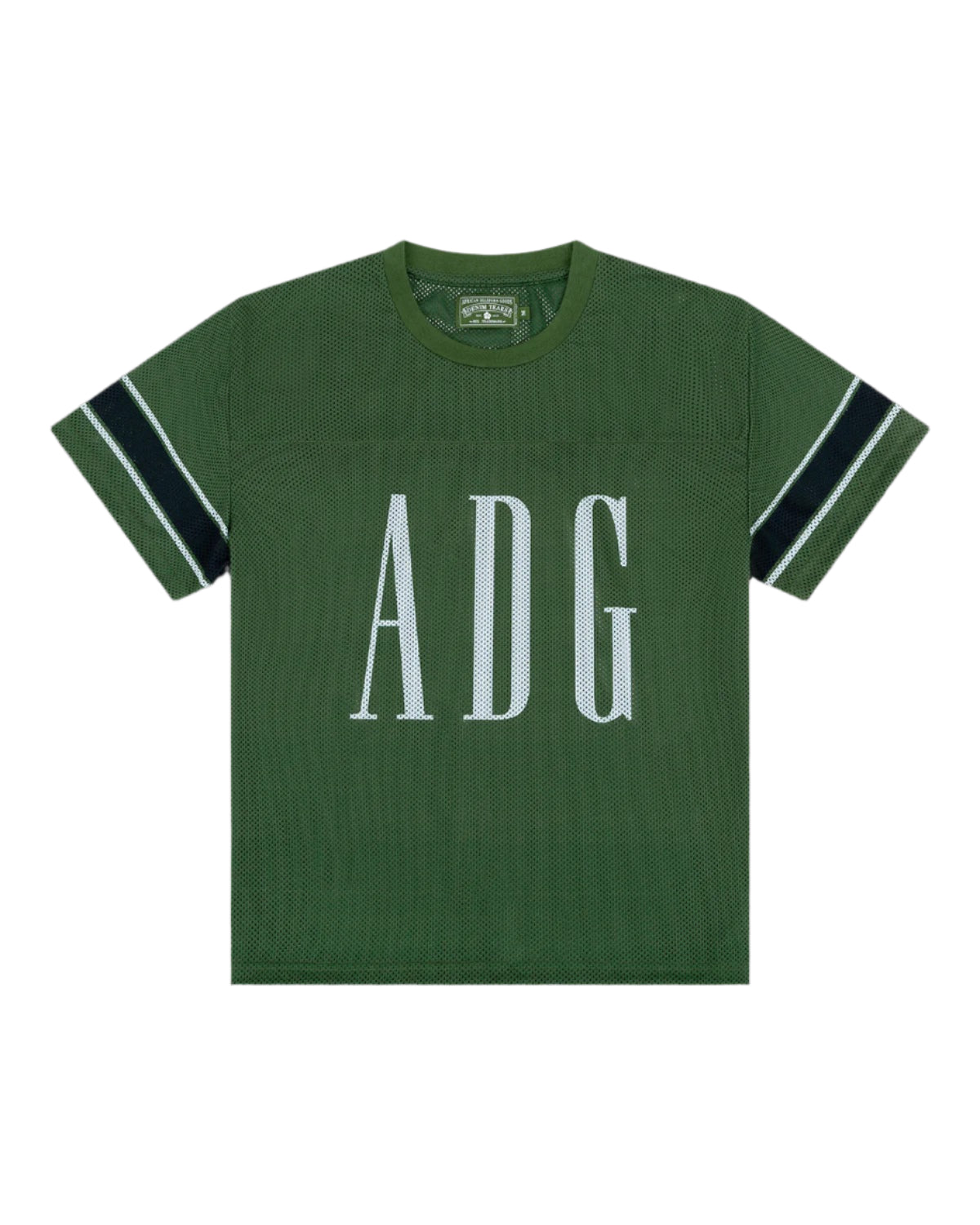 ADG Inc. Mesh Varsity Tee Green