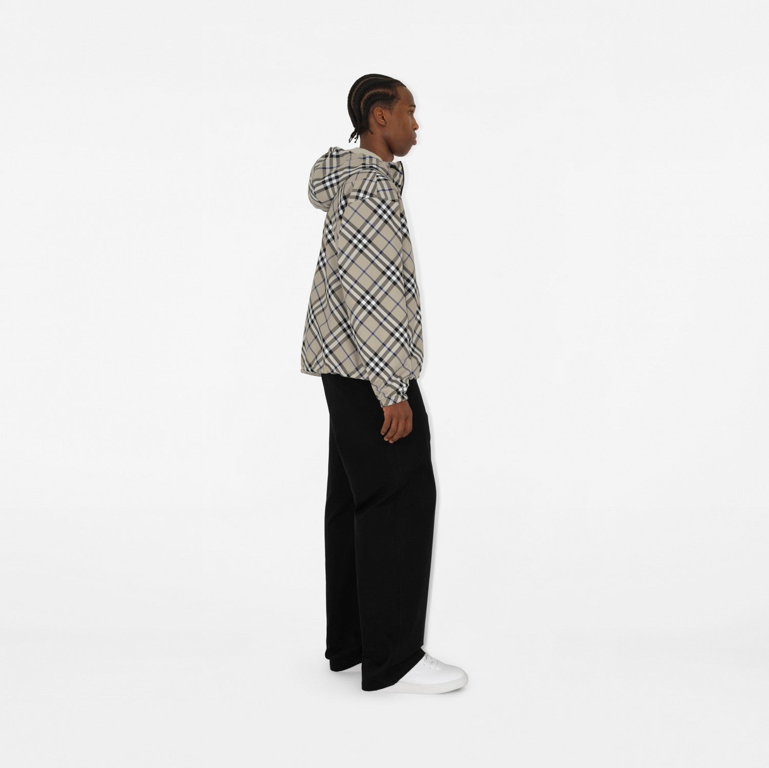 Reversible Check Jacket - Lichen