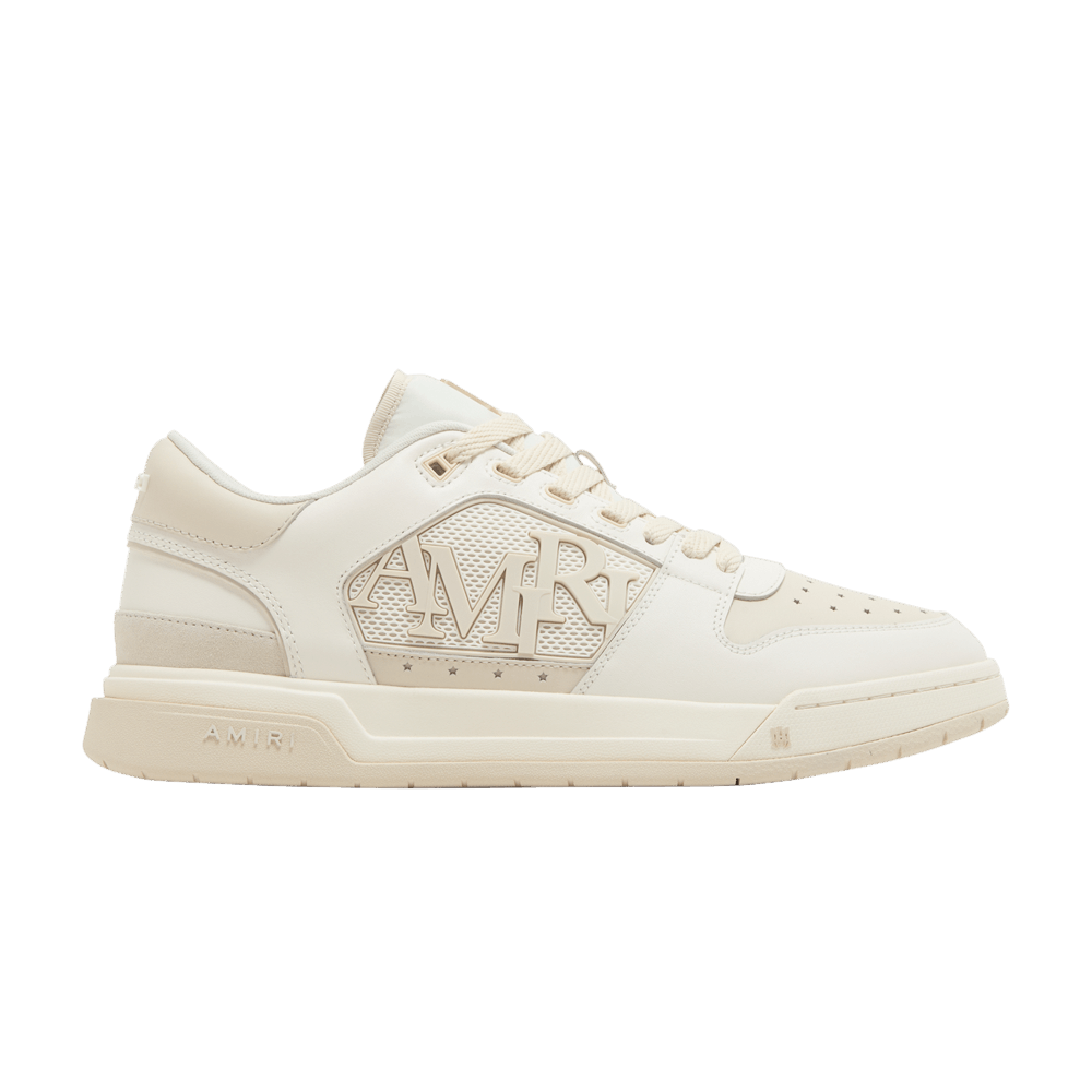 Amiri Classic Low 'Logo - Alabaster'