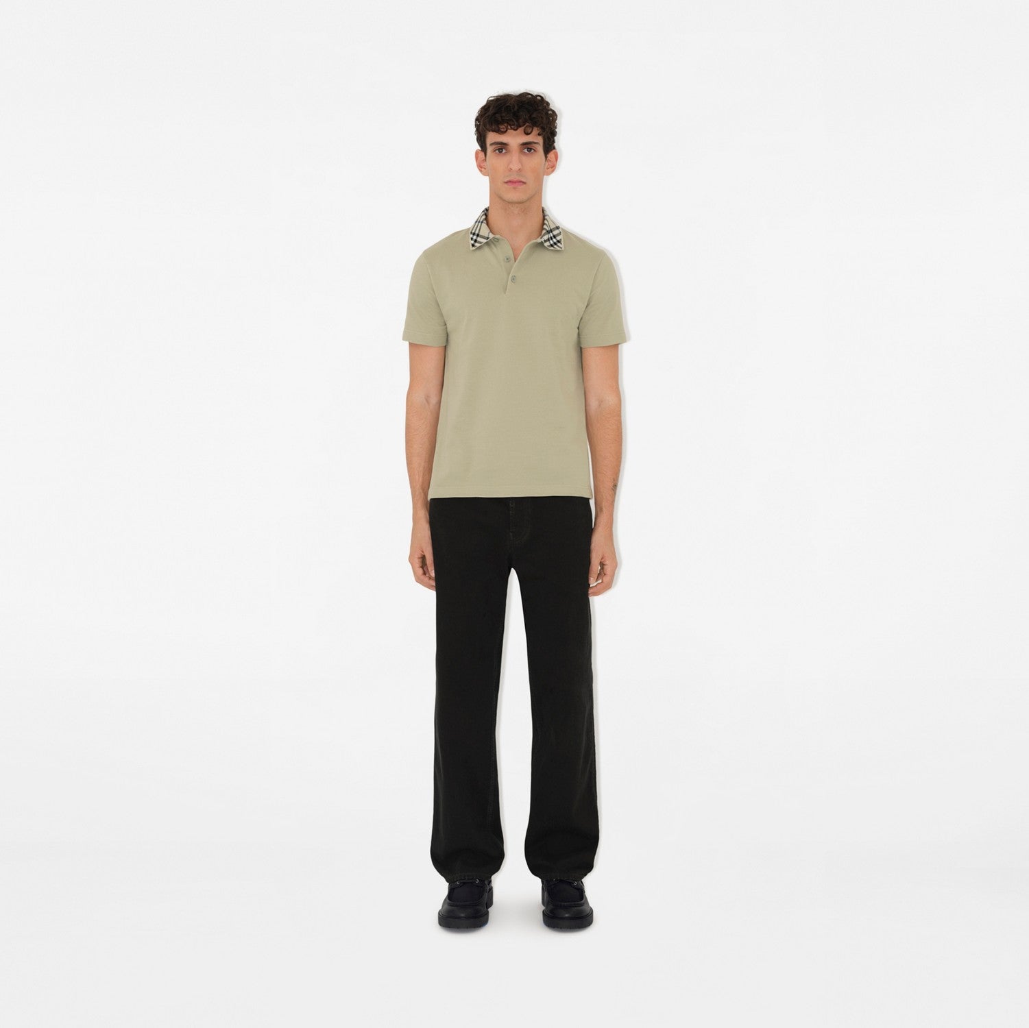 Cotton Polo Shirt - Lichen