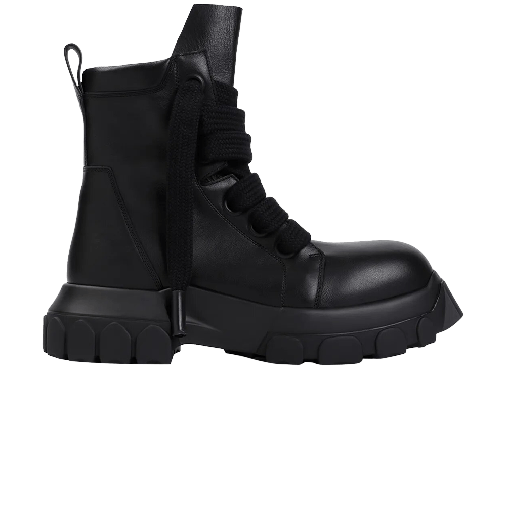 Rick Owens Lido Jumbo Laced Bozo Tractor High 'Black'