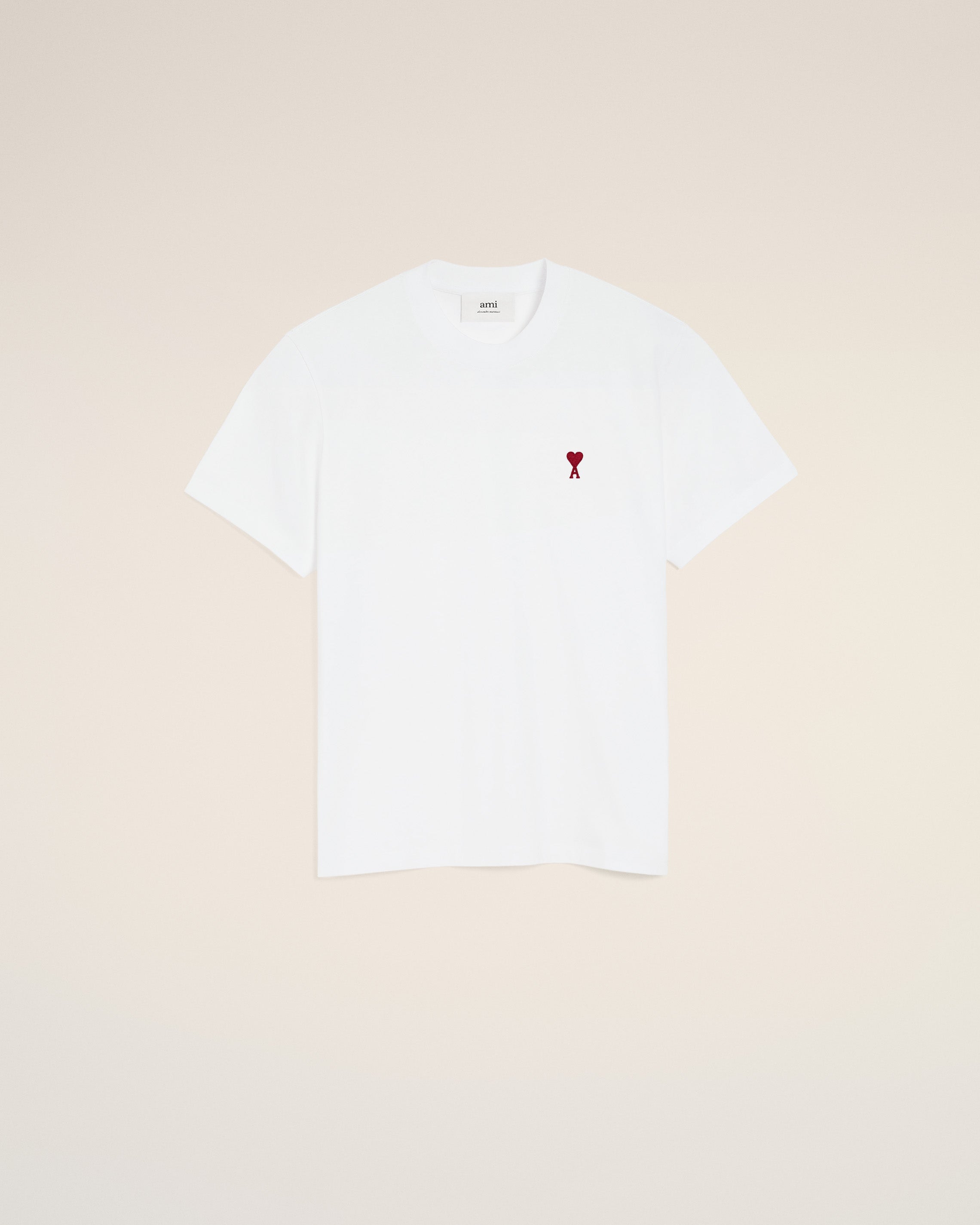 WHITE COTTON AMI DE COEUR T-SHIRT WHITE