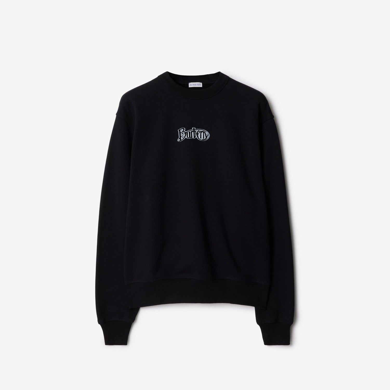 Logo Cotton Blend Sweatshirt - Coal