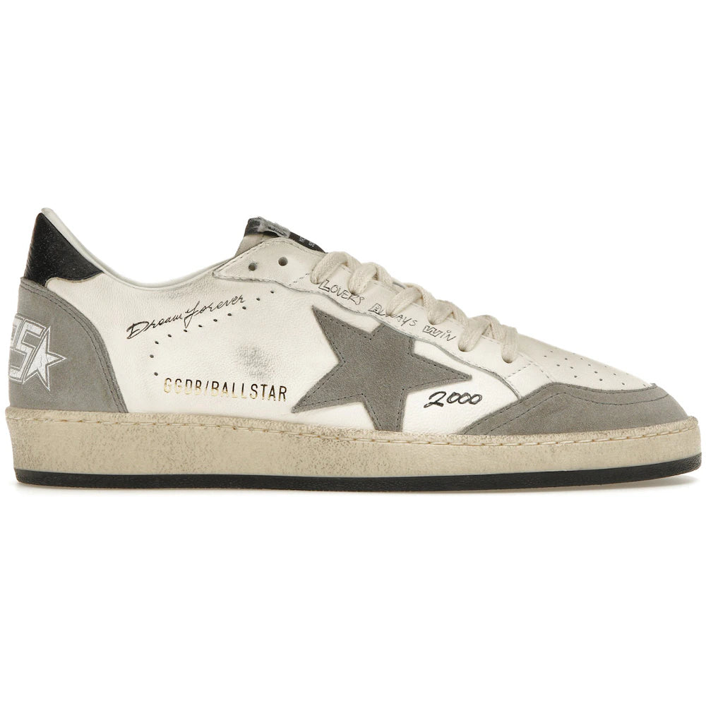 Golden Goose Ball-Star Low Dream Forever White Grey