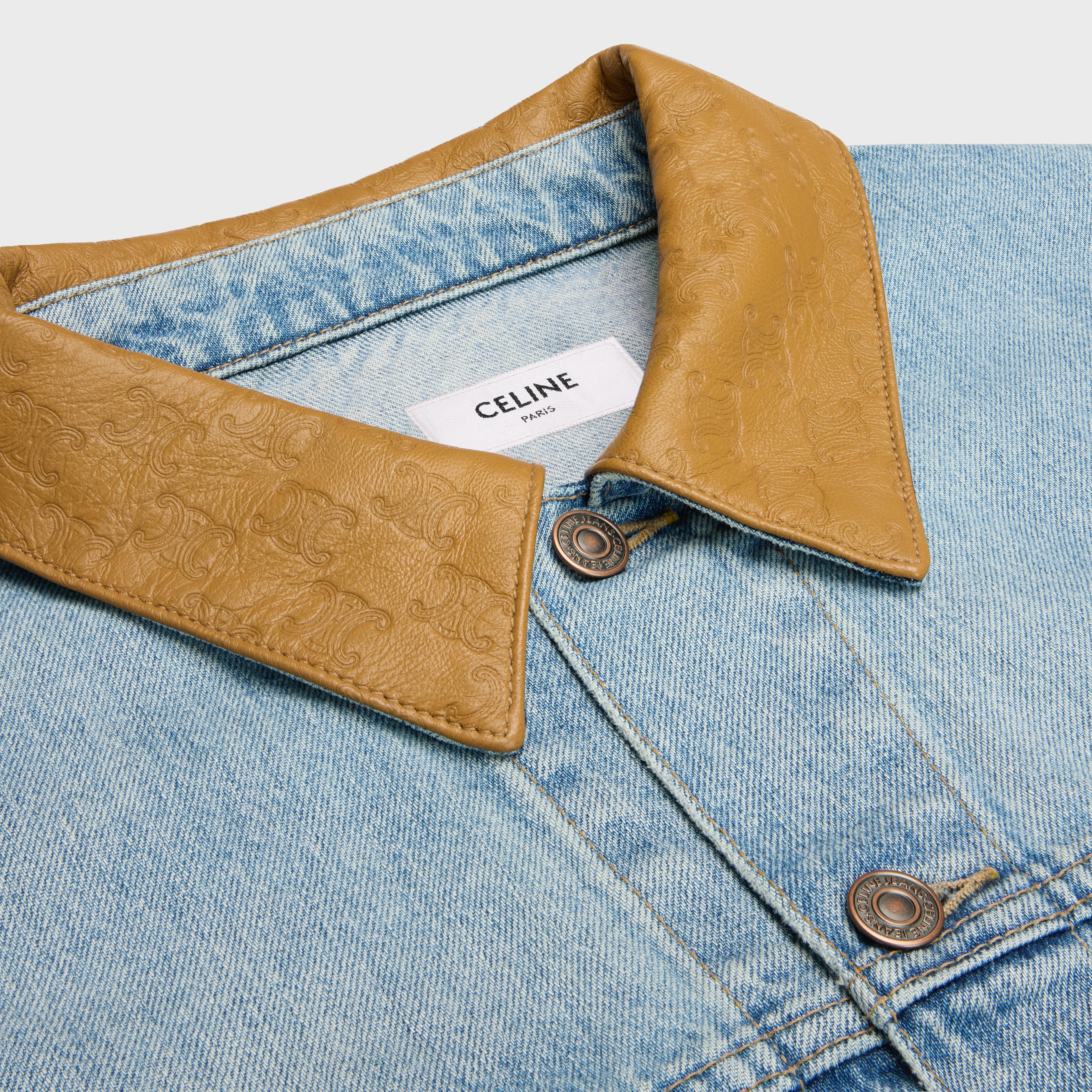 TRUCKER JACKET IN BLUE ECLIPSE WASH DENIM - BLUE ECLIPSE