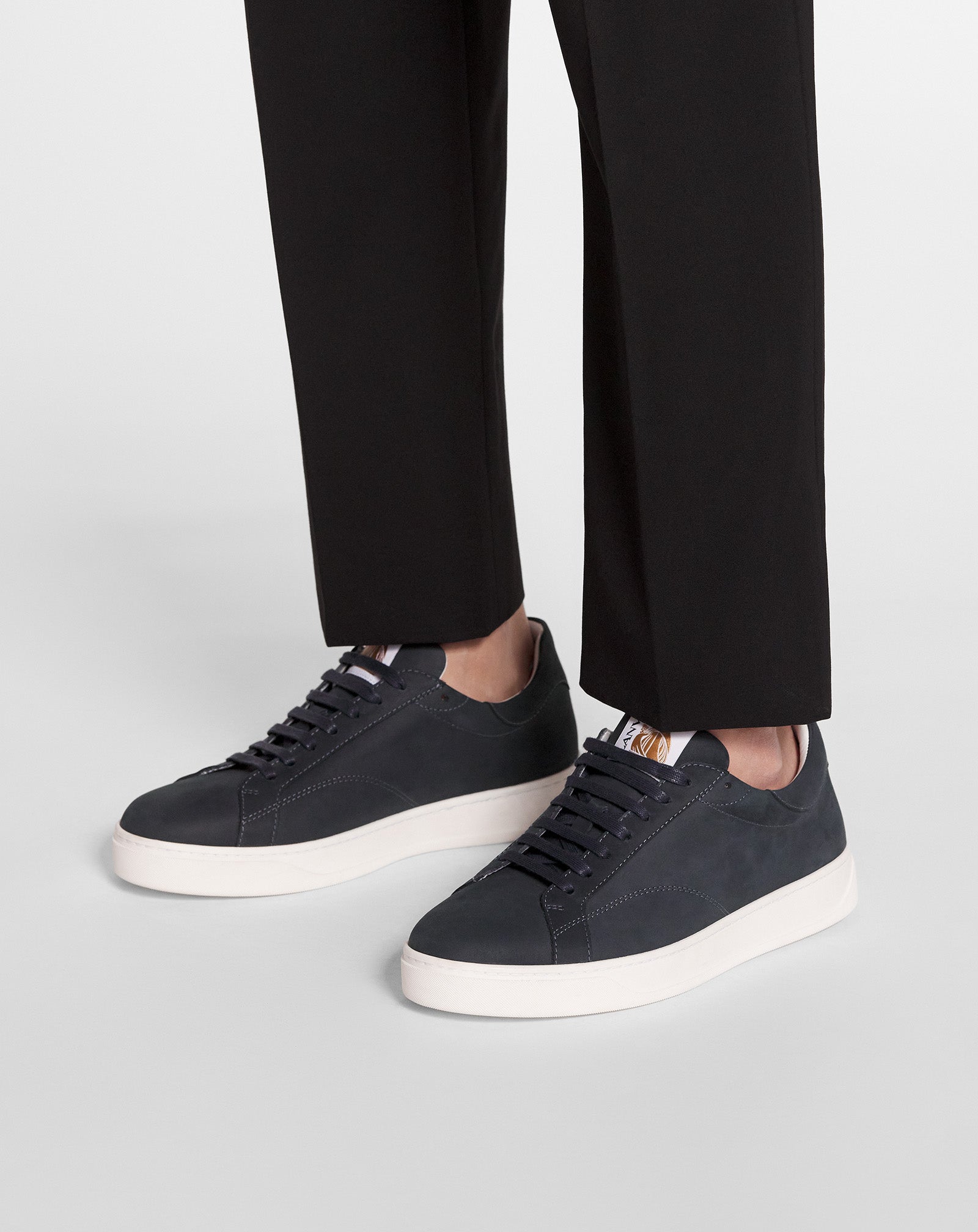 SUEDE DDB0 SNEAKERS - NAVY BLUE