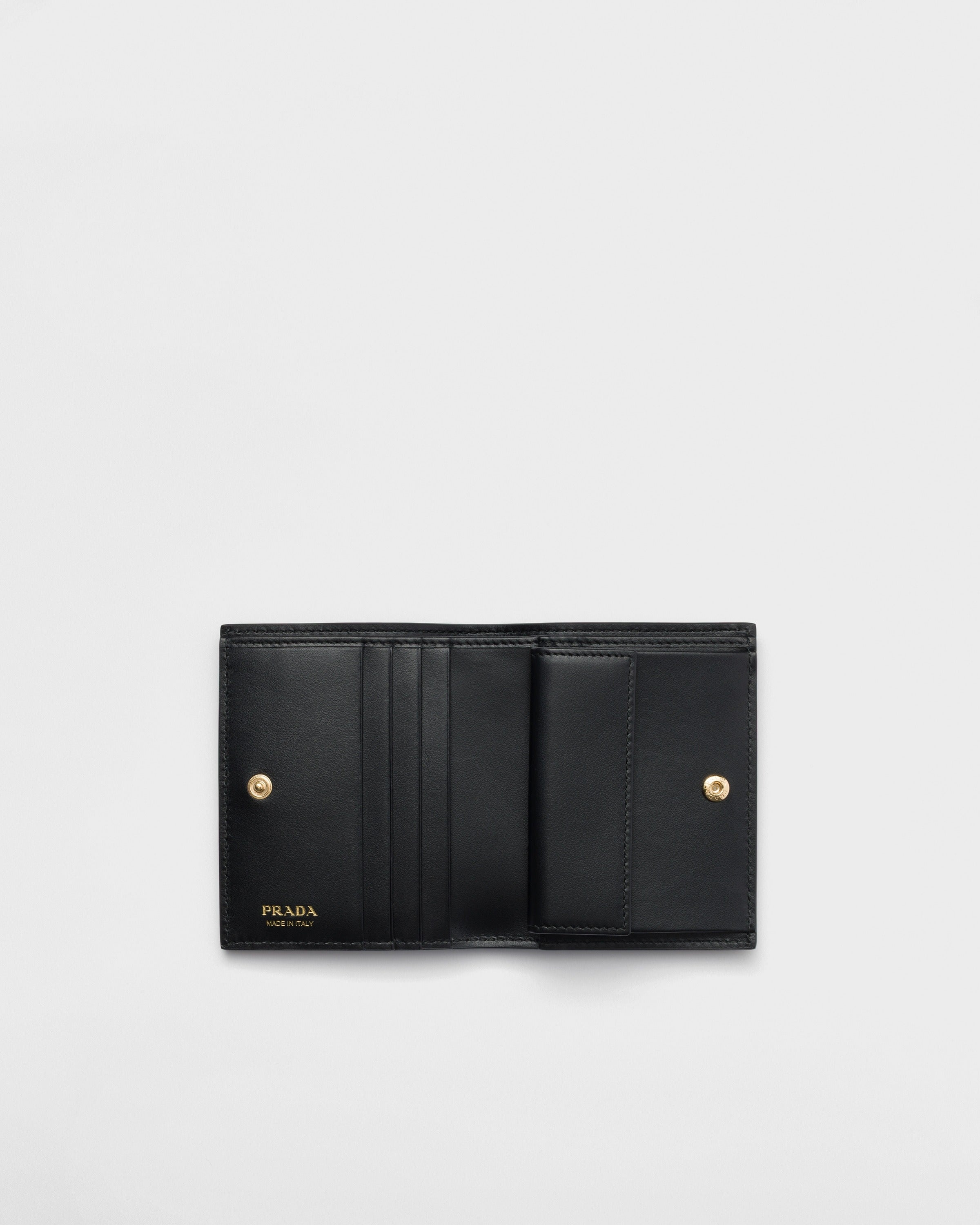Small leather wallet Black