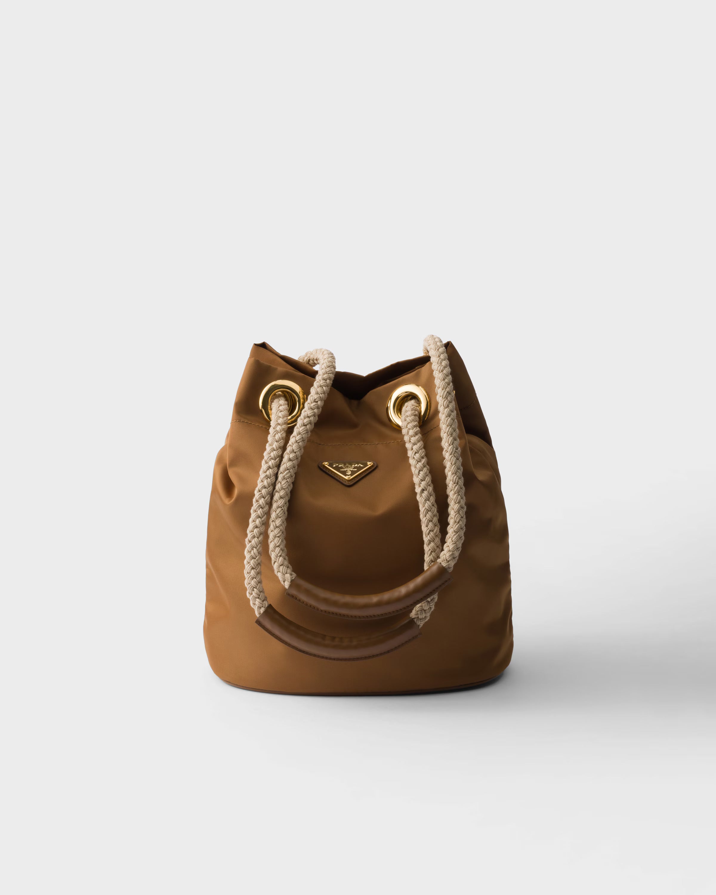 Prada Mariner Re-Nylon small bucket bag Brandy
