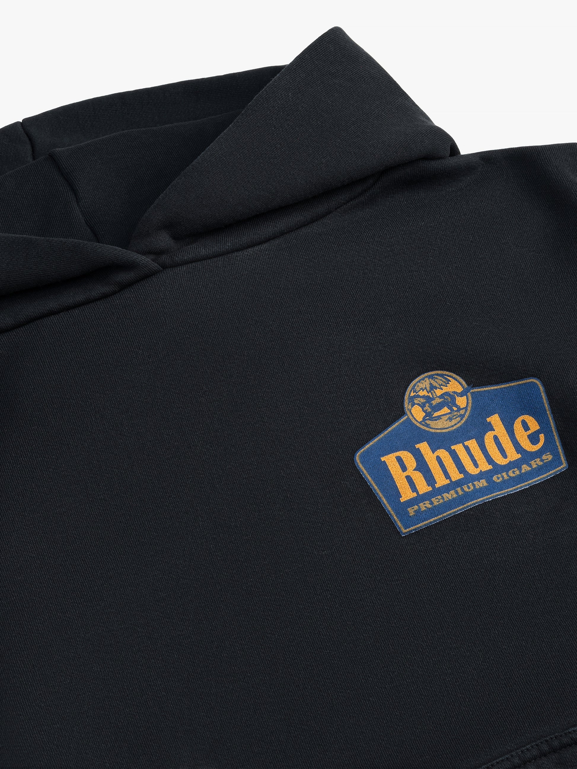 RHUDE GRAND CRU HOODIE - VTG BLACK