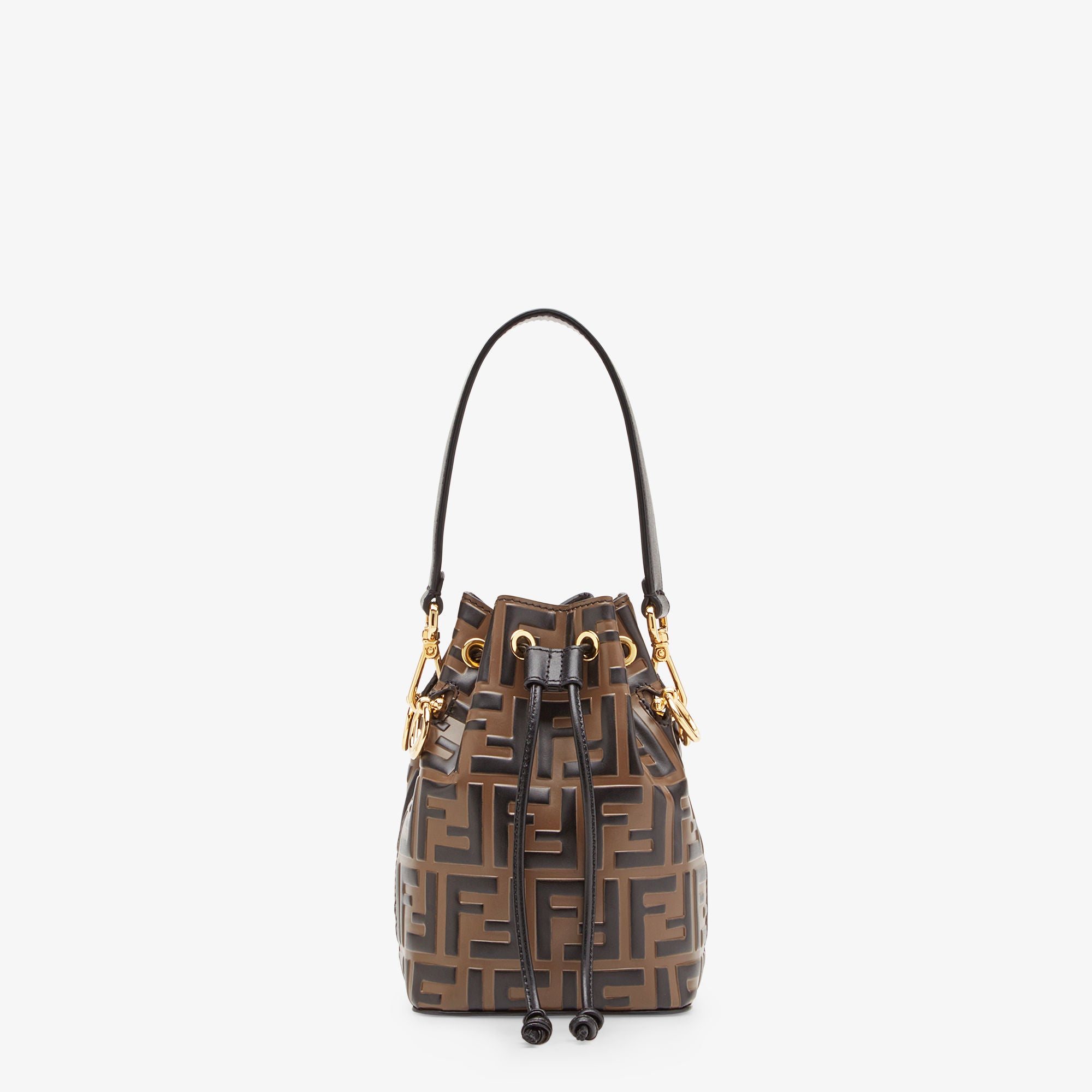 Mon Tresor Brown leather mini-bag