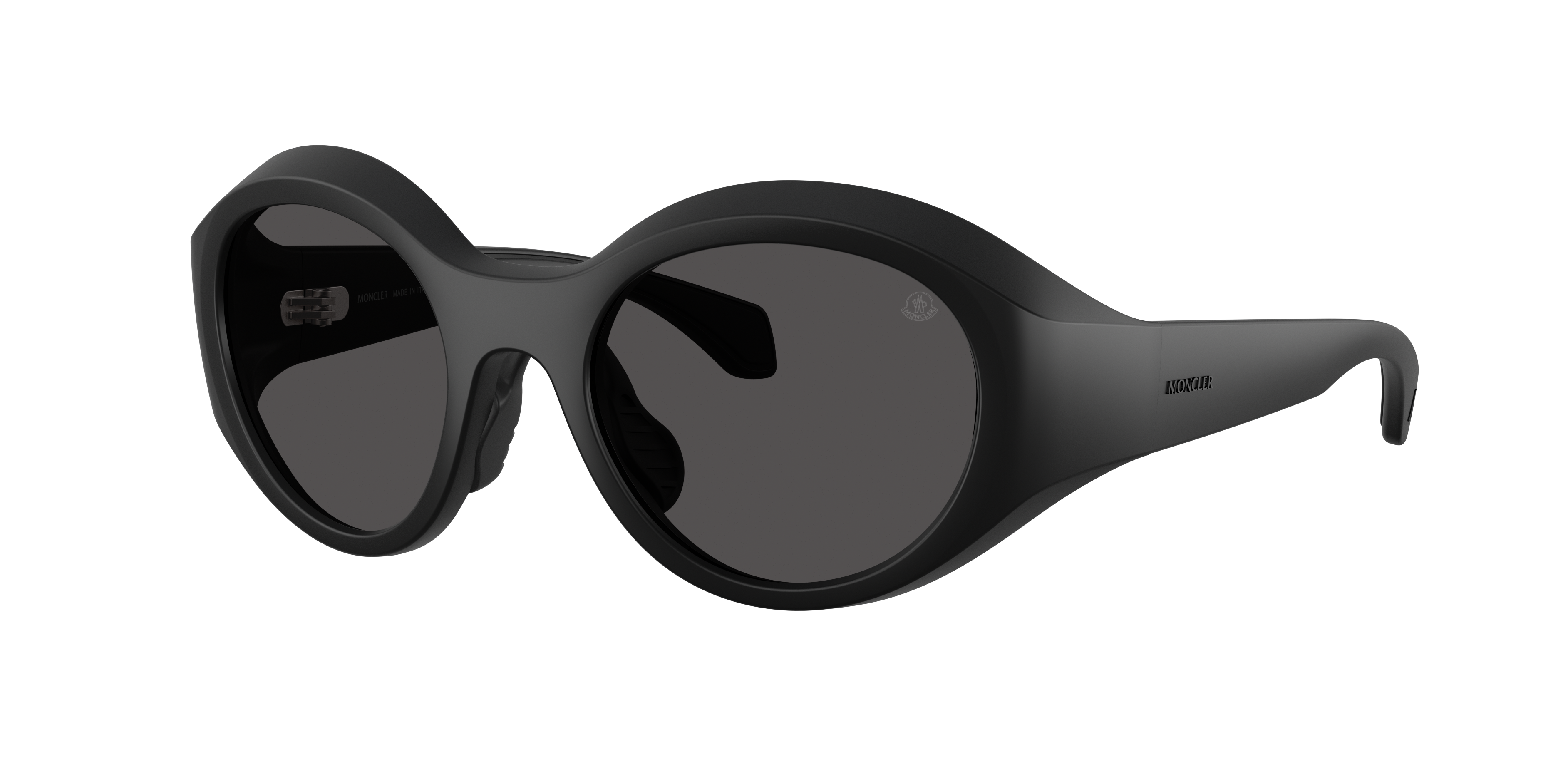 MONCLER ME8005 Futuro Matte Black - Unisex Sunglasses, Dark Grey Lens