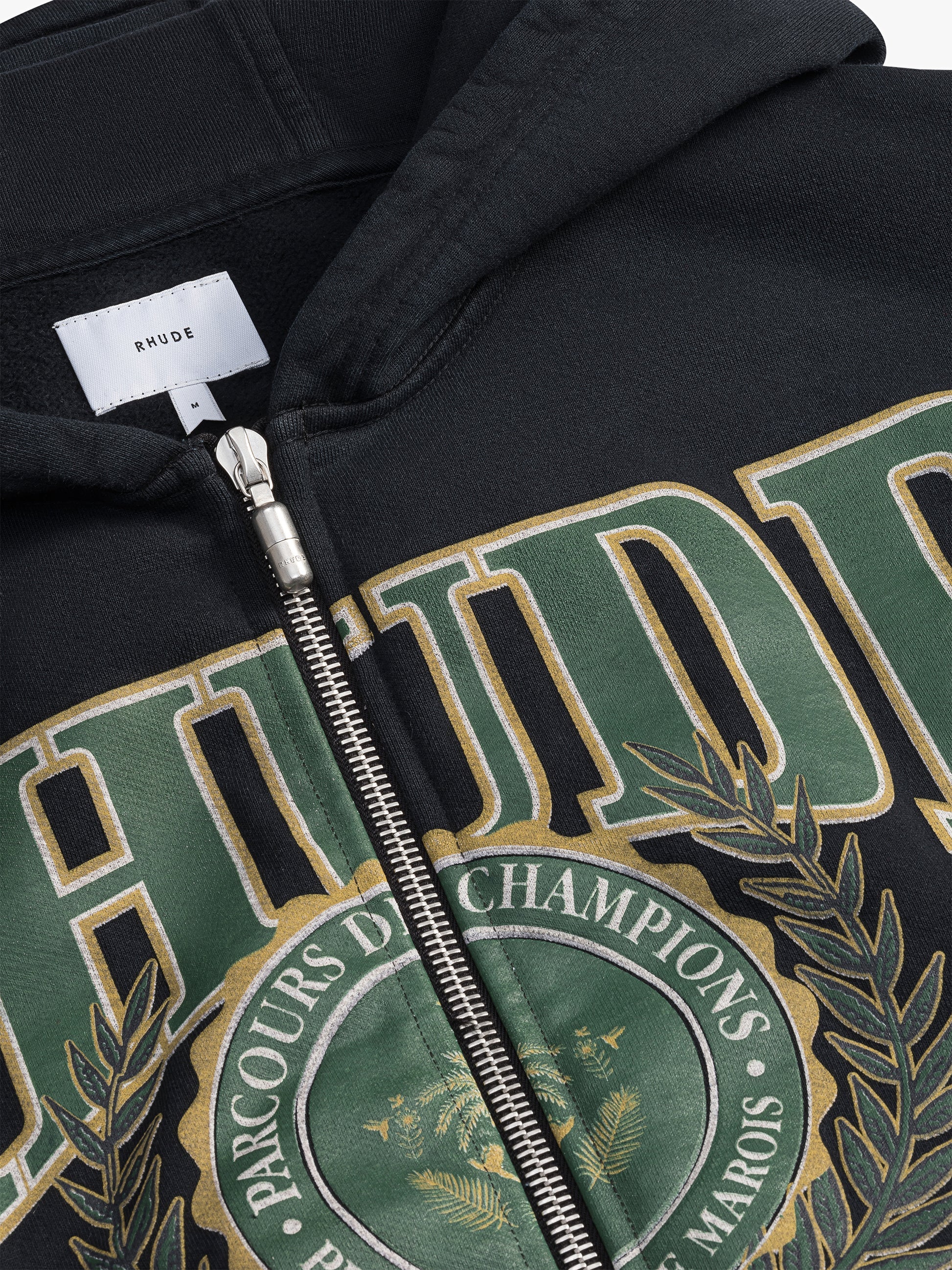 PARCOURS DES CHAMPIONS ZIP HOODIE - VTG BLACK