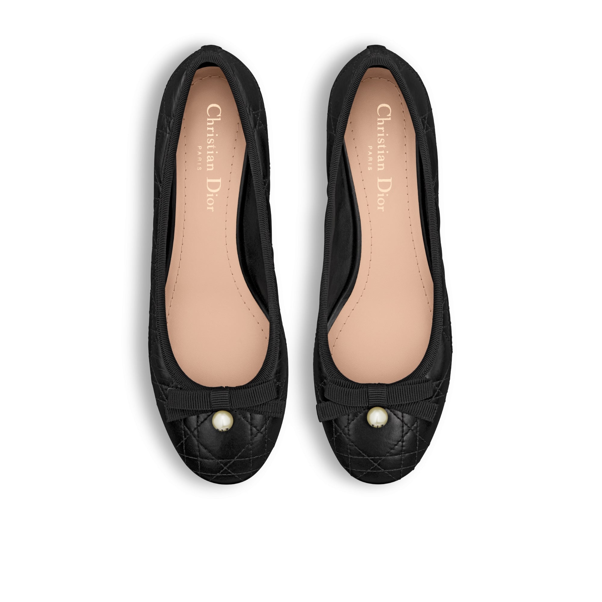 Dior Ballet Pump - Black Quilted Cannage Calfskin