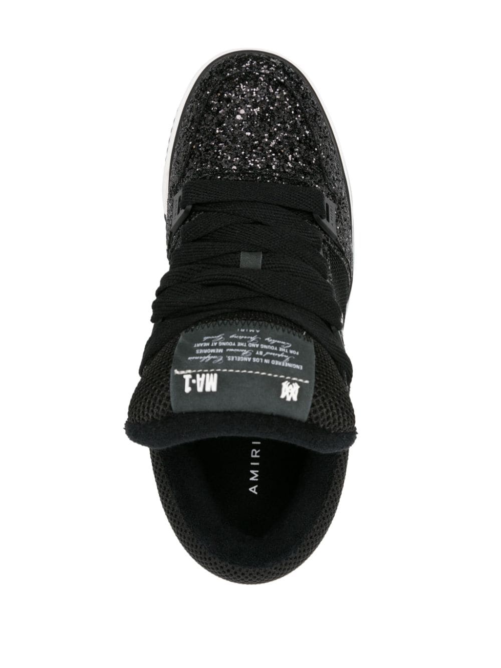 MA-1 glittered sneakers