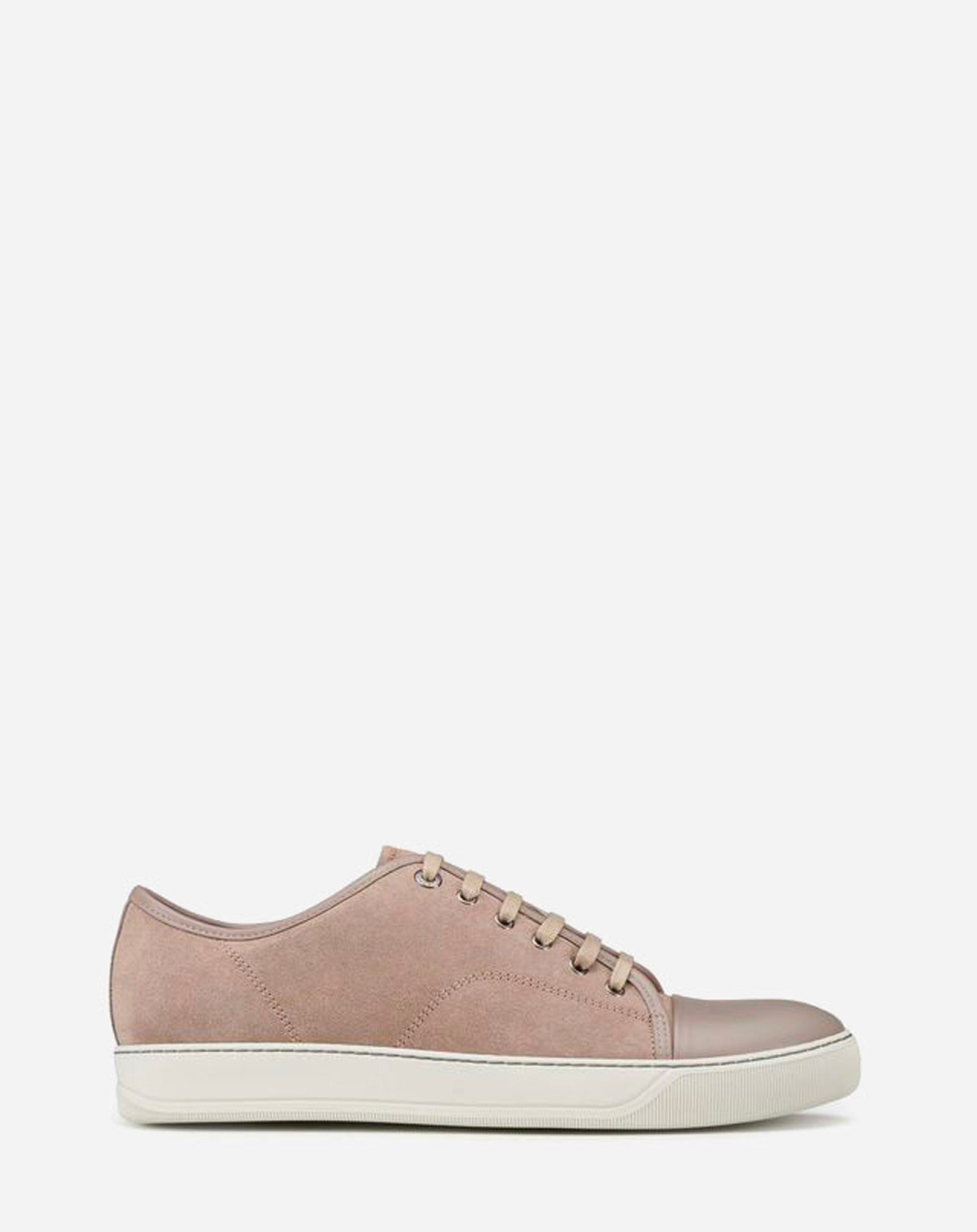 DBB1 SUEDE AND LEATHER SNEAKERS - BEIGE