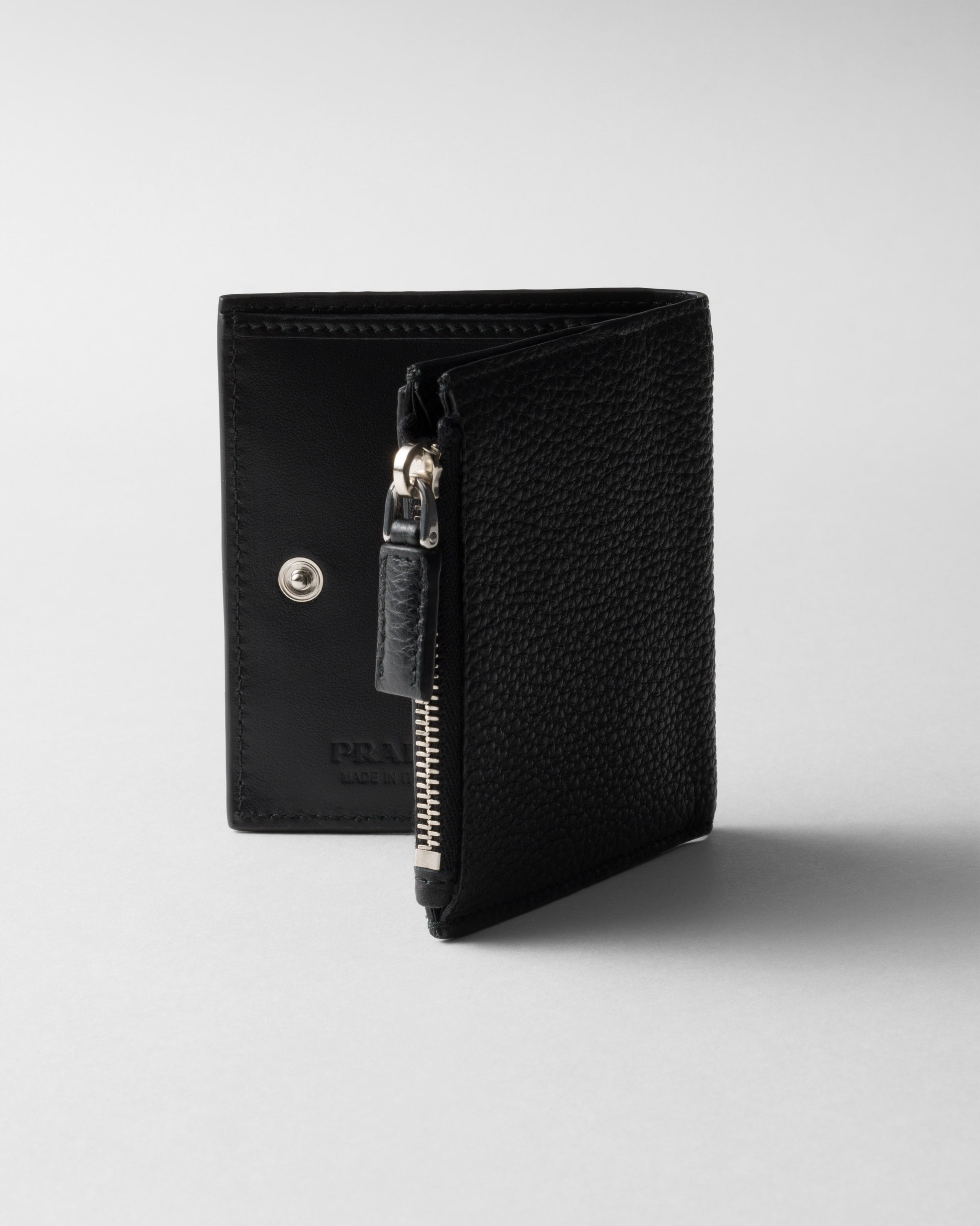 Small leather wallet Black