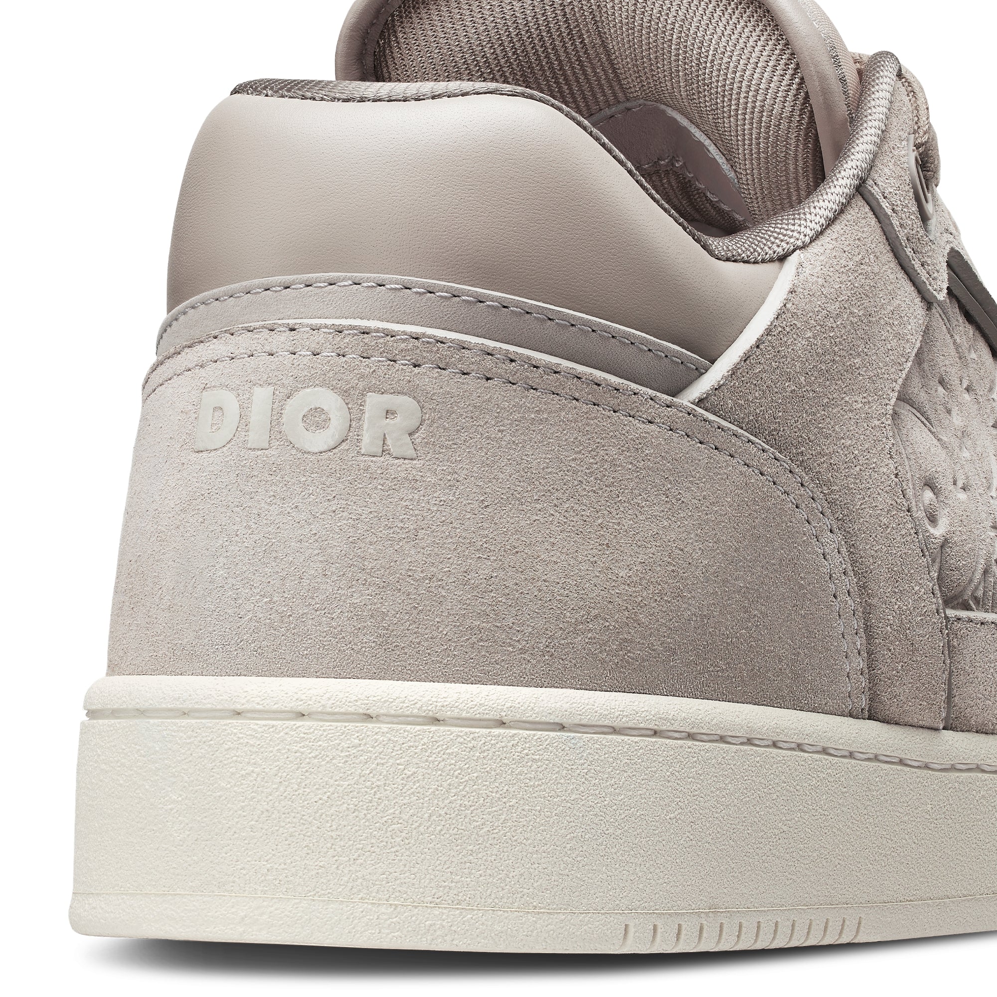 B27 Low-Top Sneaker - Gray Suede and Gray Dior Gravity Suede