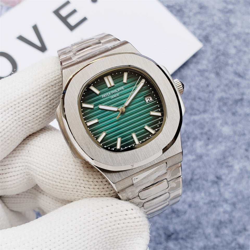 Patek Philippe Nautilus 40mm Dark Green Dial Silver