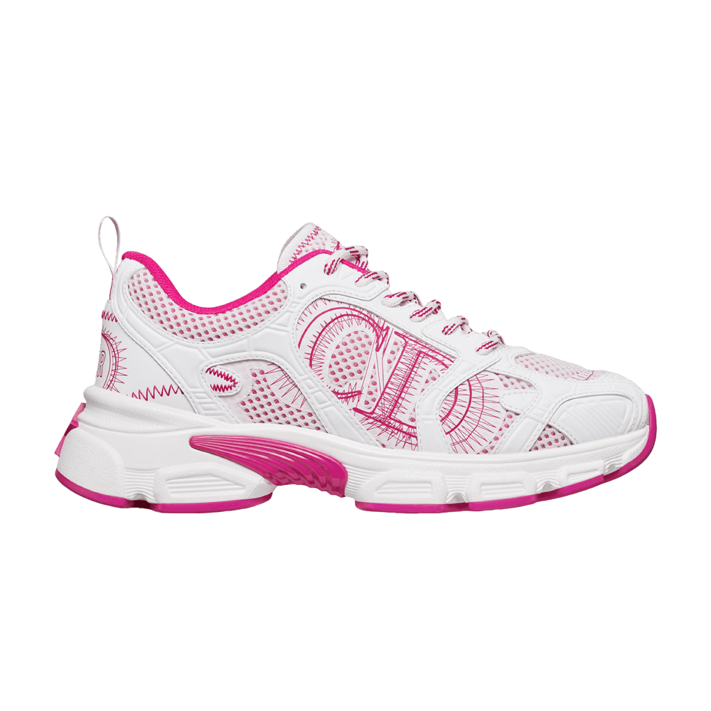 Dior Wmns Chrono Sneaker 'White Fuchsia'