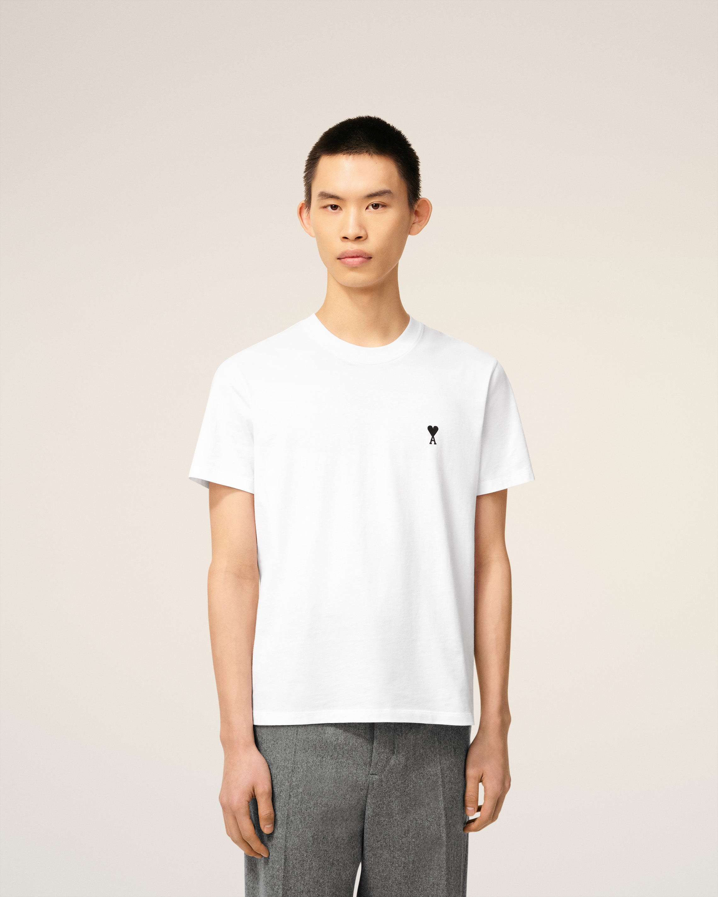 White Cotton Ami De Coeur T-shirt WHITE