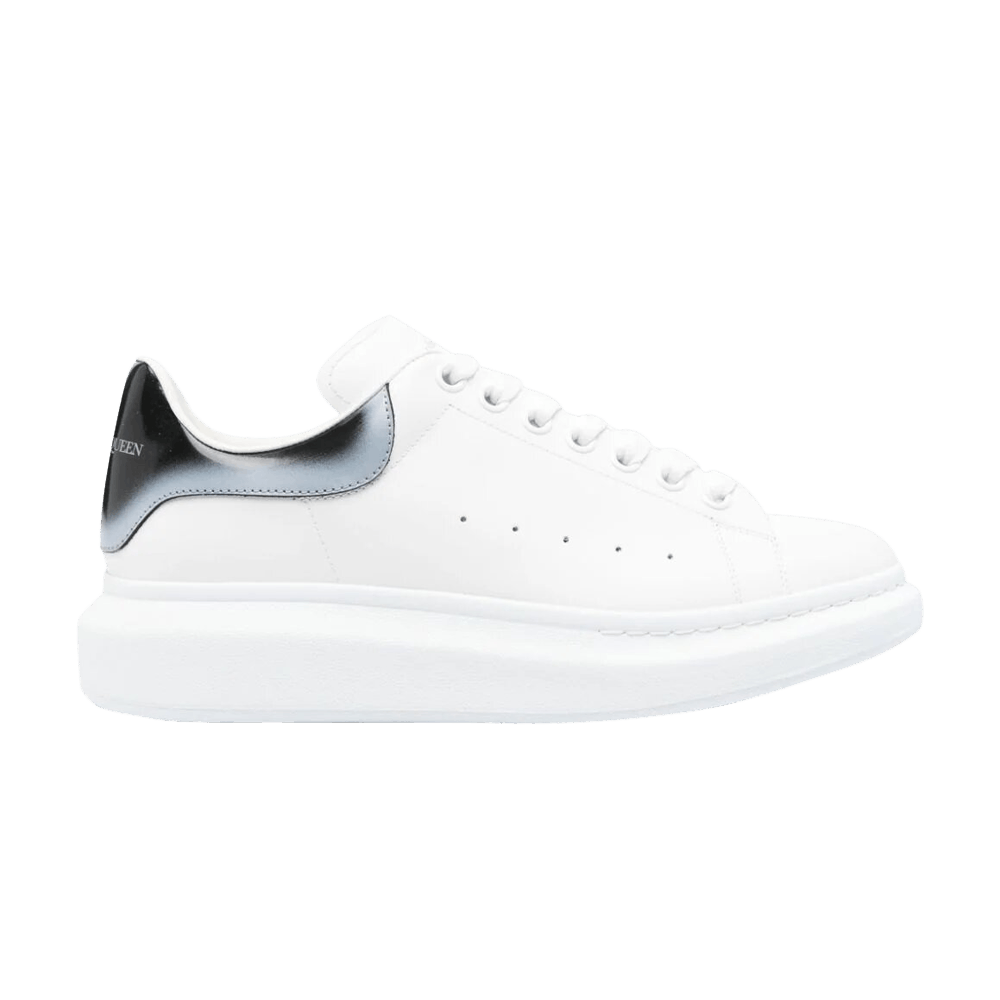 Alexander McQueen Oversized Sneaker 'Faded Heel - White Black Silver'