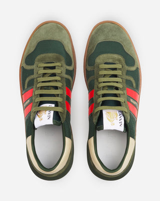 CLAY MESH SNEAKERS - GREEN/RED