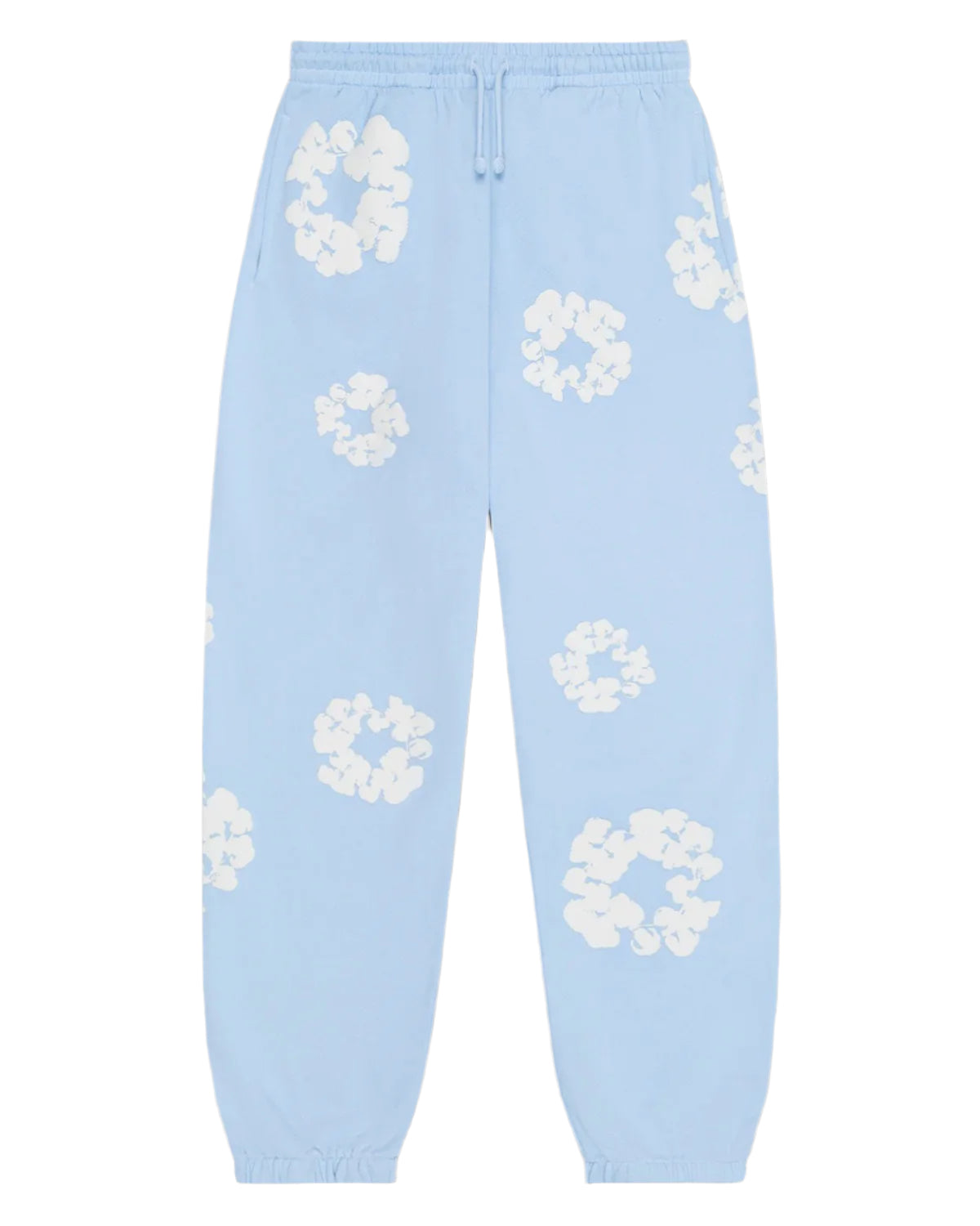 The Cotton Wreath Sweatpants Powder Blue Blue