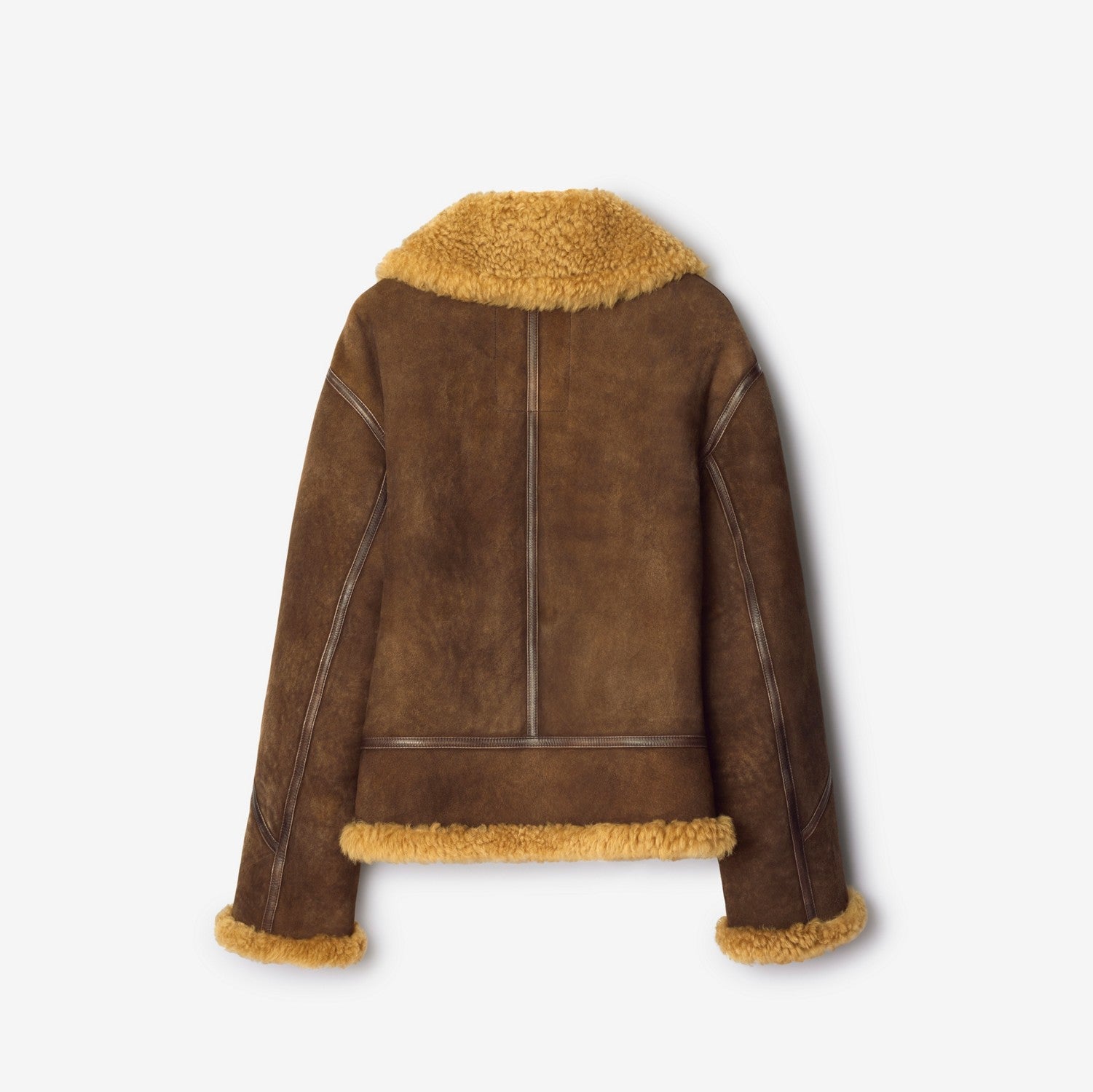 Shearling Aviator Jacket - Moss