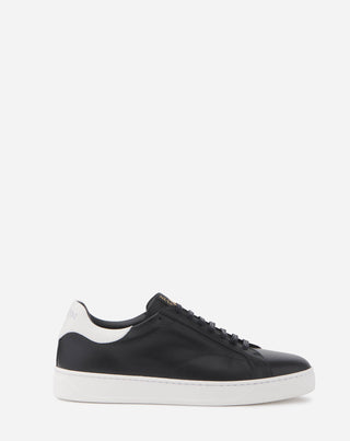 DDB0 LEATHER SNEAKERS - BLACK/WHITE