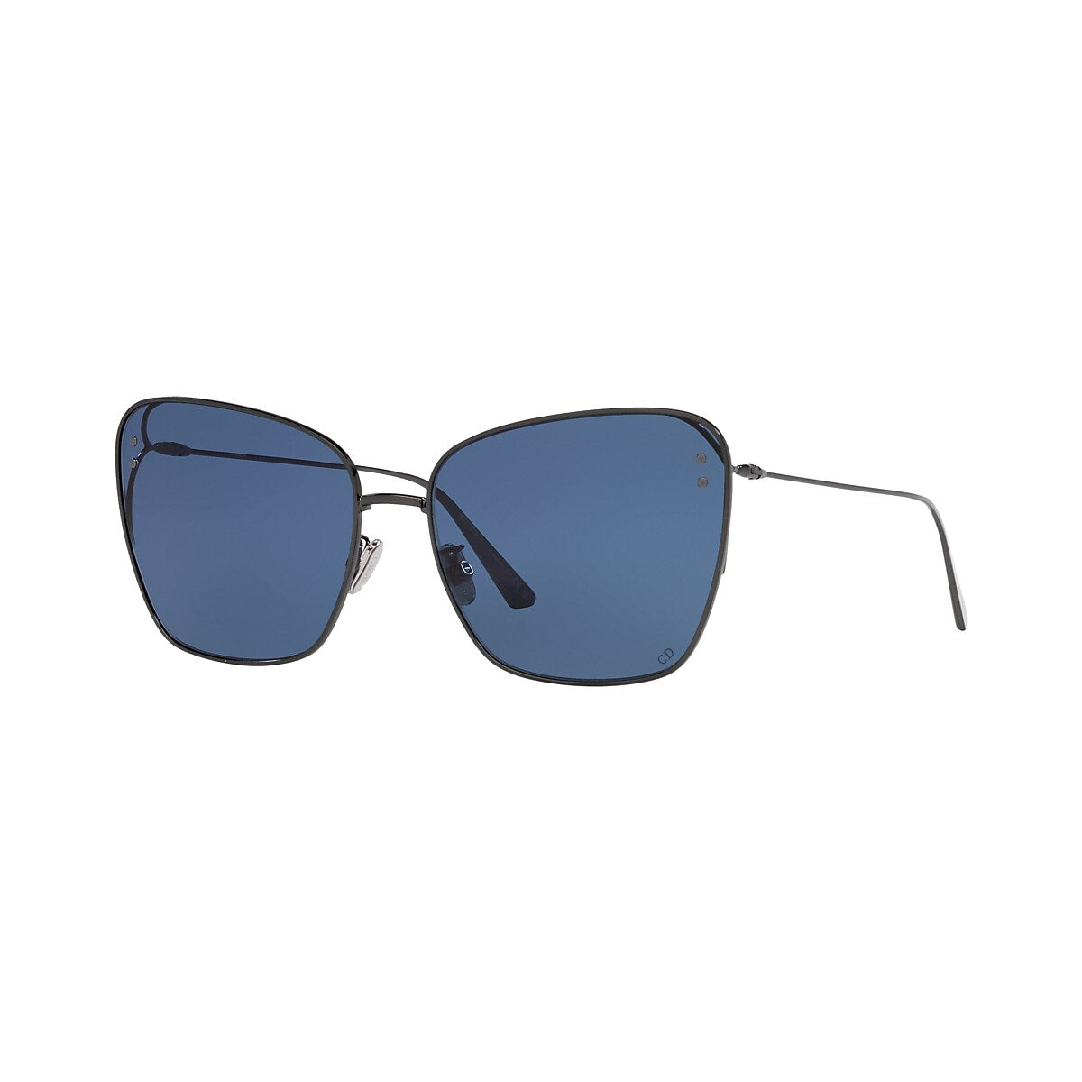 DIOR MissDior B2U Gunmetal Shiny - Women Luxury Sunglasses, Blue Lens