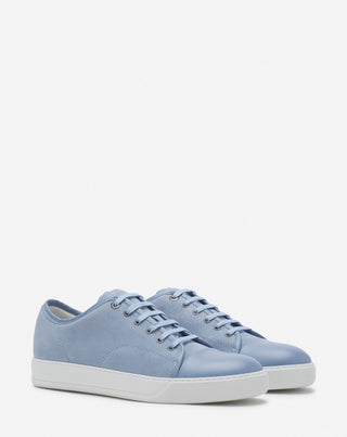 DBB1 LEATHER AND SUEDE SNEAKERS - CORNFLOWER