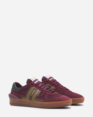 CLAY MESH SNEAKERS - BURGUNDY/GREEN