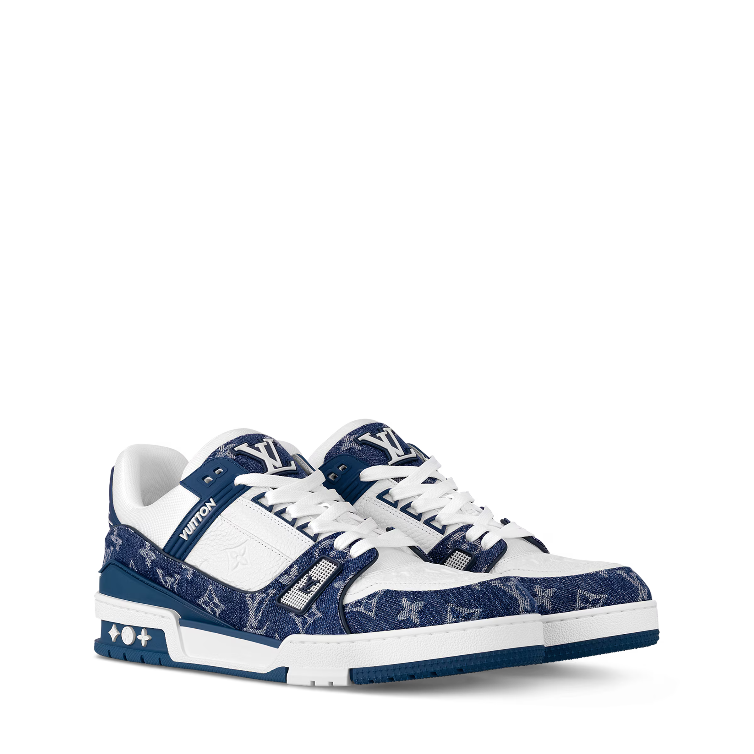 LV Trainer Sneaker Monogram Blue