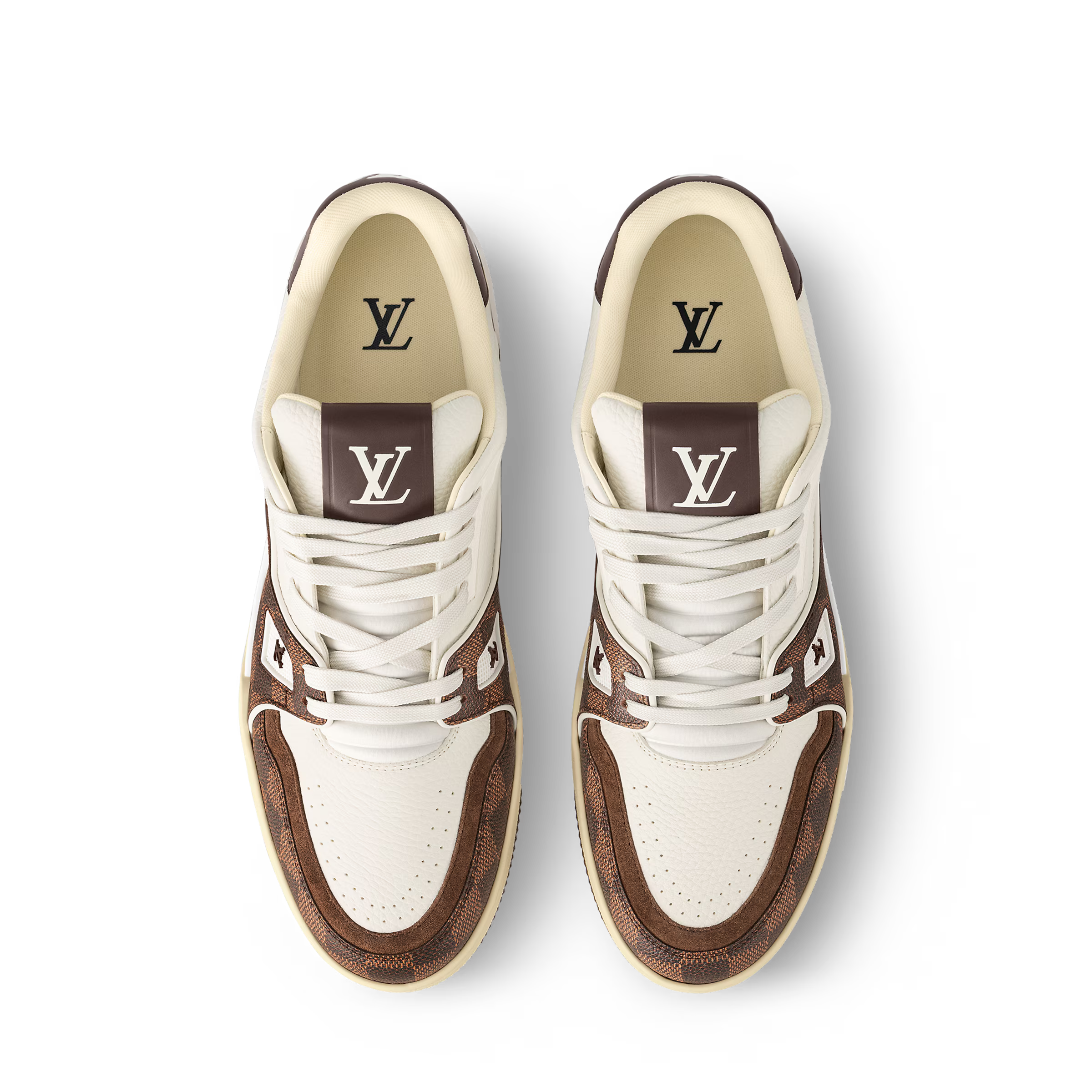 LV Trainer Sneaker Damier Canvas Moka Brown